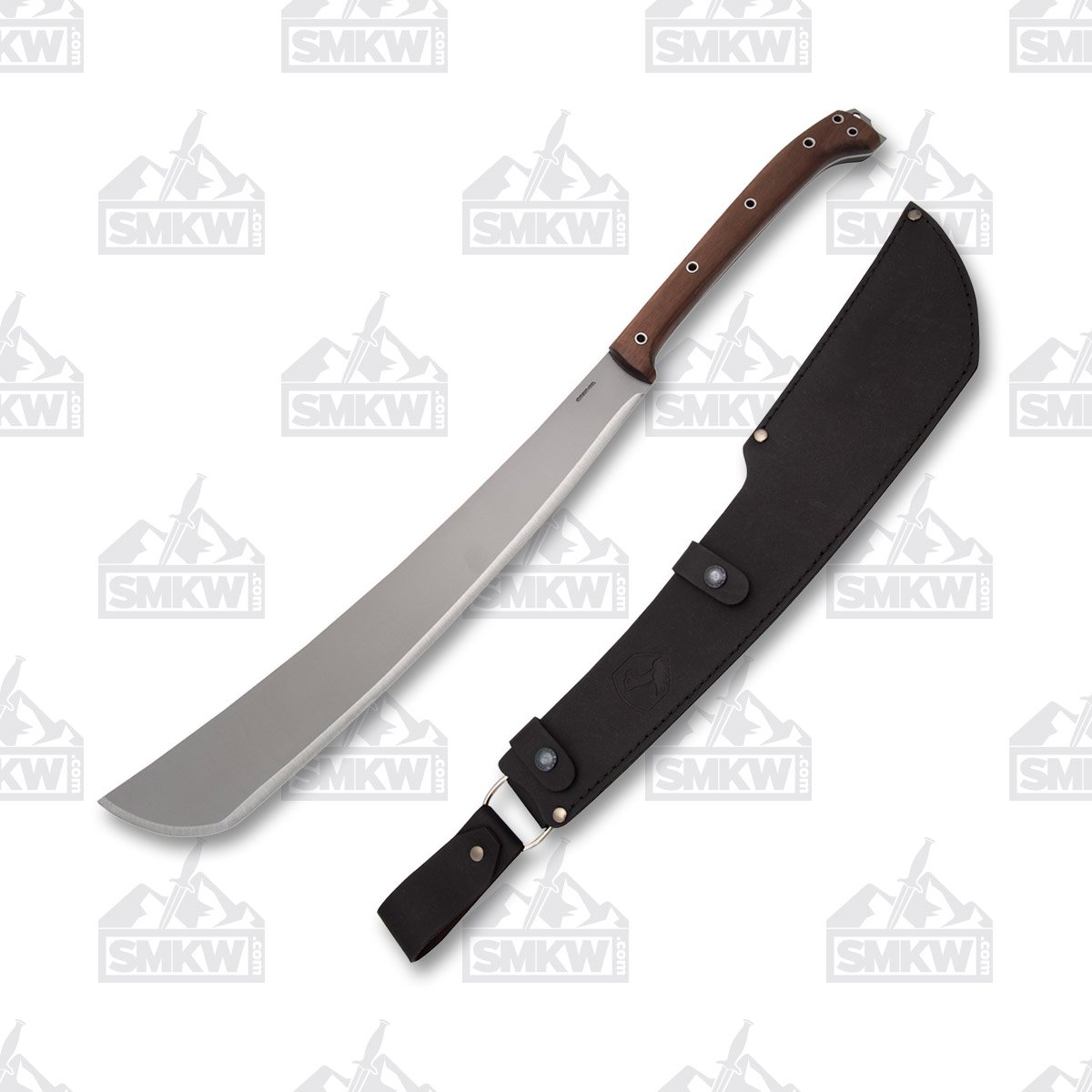Condor Tool and Knife Makara Machete 18.32in Plain Edge Walnut Handles CTK28081875 View 1