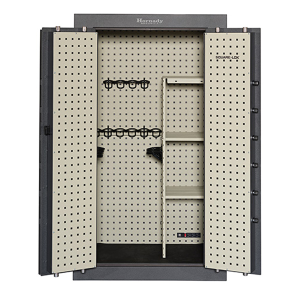 Hornady Mobilis Double Door Max Matte Grey 9 Gauge Steel Safe (34in W x 25in D x 59in H) 95071 View 2
