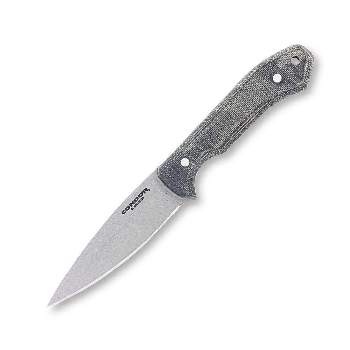 Condor Tool and Knife K-Night Gray 4.3in Plain Blasted Satin Spear Point CTK61741 View 1