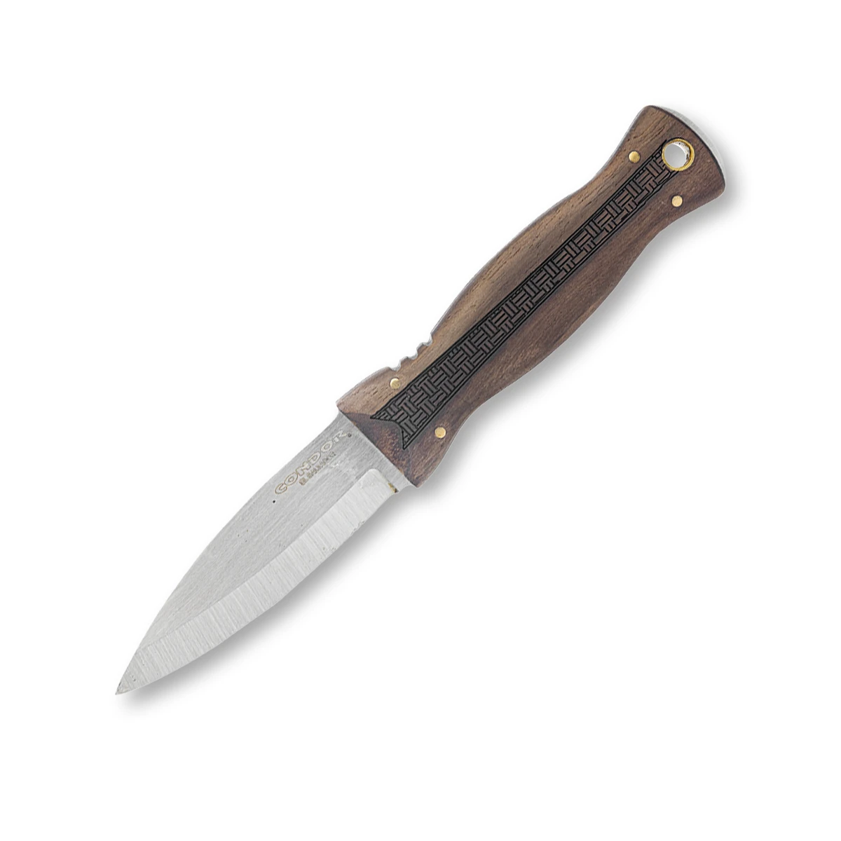 Condor Tool and Knife Bushscot Fixed Blade Knife Polished 14C28N/Smooth Walnut CTK60971 View 1