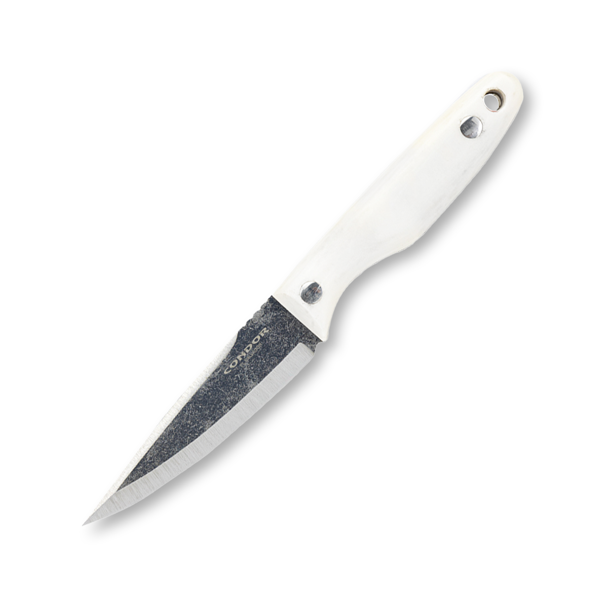 Condor Tool and Knife Hawthorn Fixed Blade Knife 3.98in Plain Edge White Micarta CTK60735 View 1