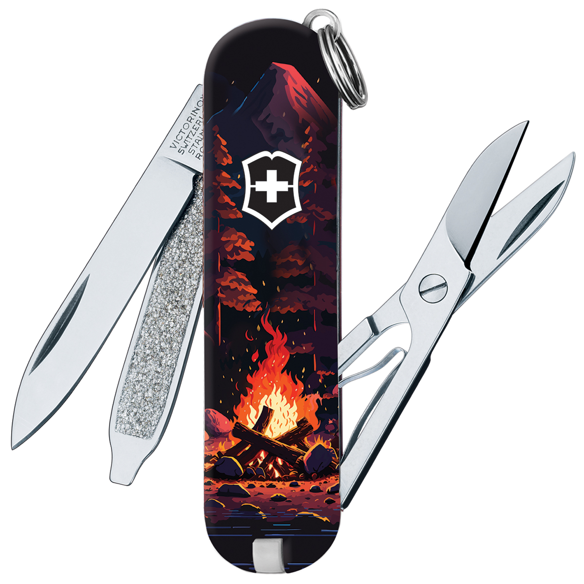 Victorinox SMKW Exclusive Classic SD Swiss Army Knife Campfire V1151 View 1