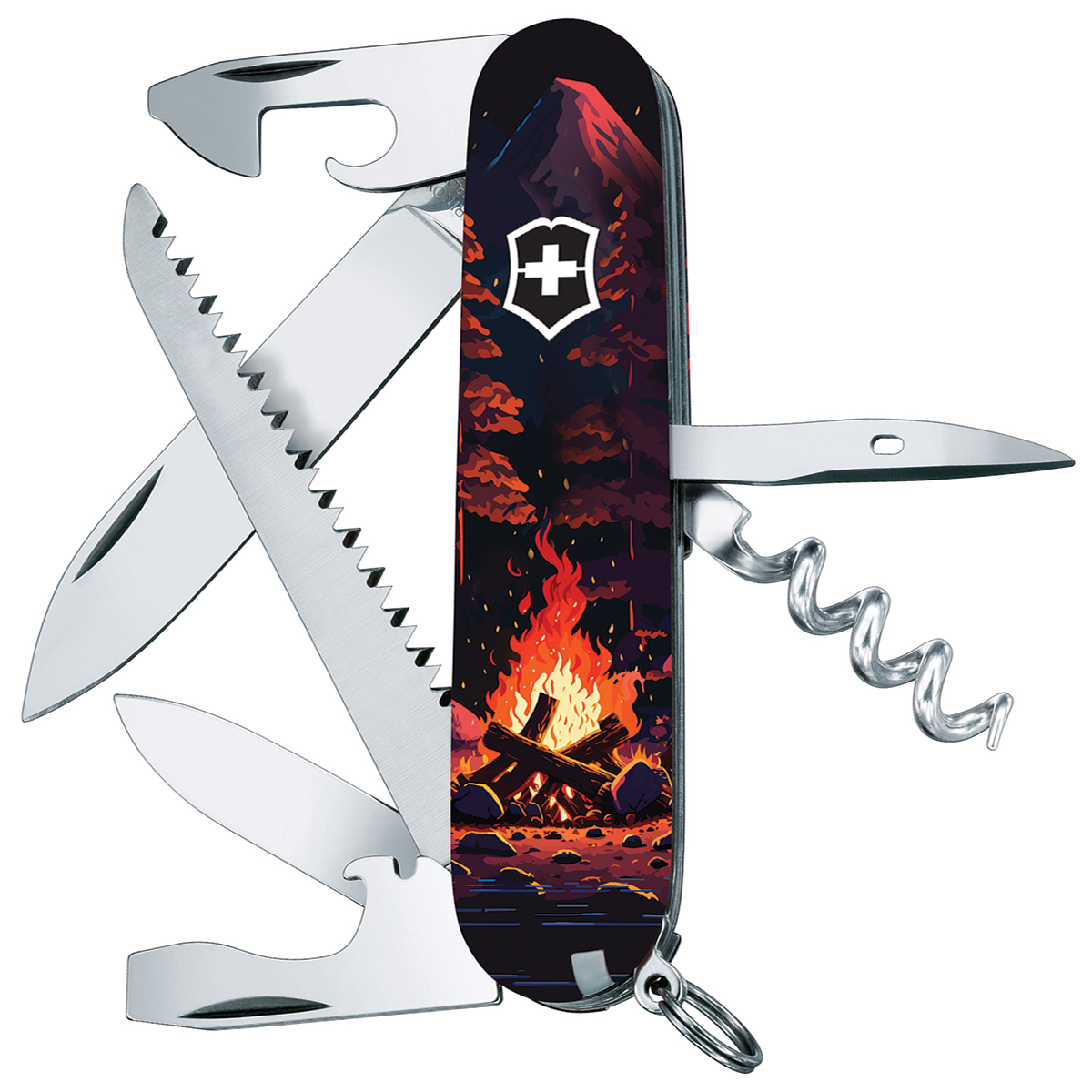 Victorinox SMKW Exclusive Swiss Army Knife Tinker Camper and Campfire V1152 View 1