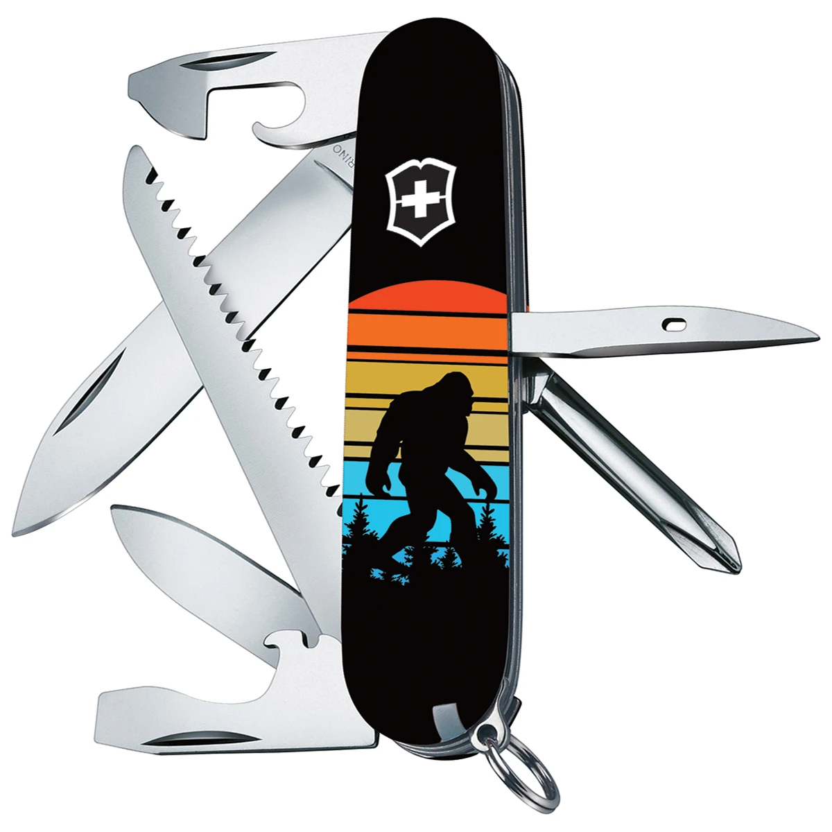 Victorinox SMKW Exclusive Hiker Swiss Army Knife Wandering Bigfoot V1154 View 5