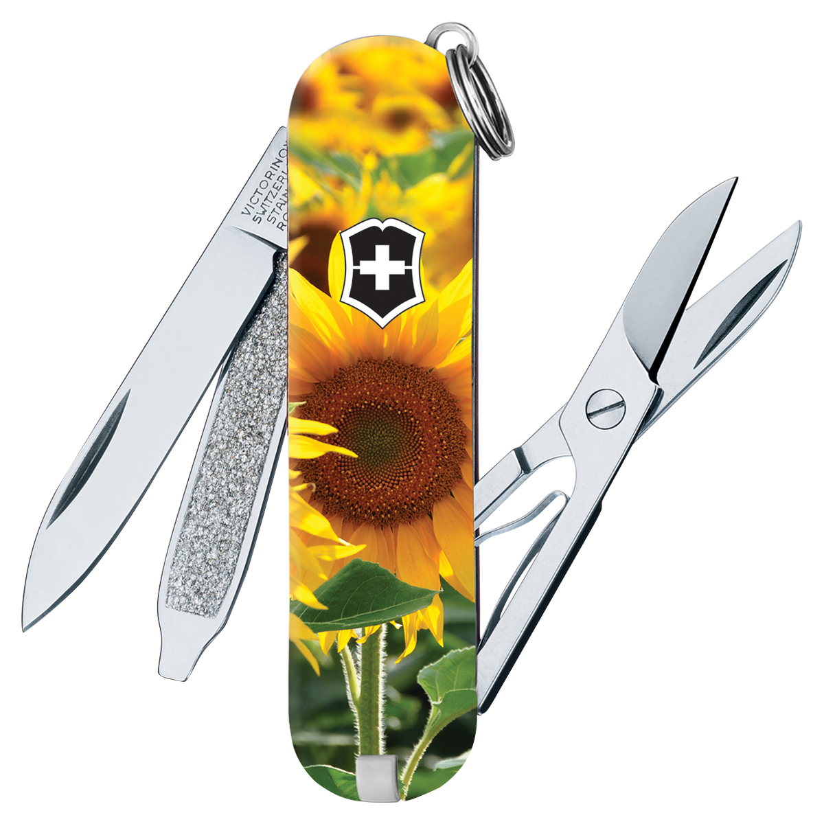 Victorinox SMKW Exclusive Classic SD Swiss Army Knife Sunflower V1155 View 1