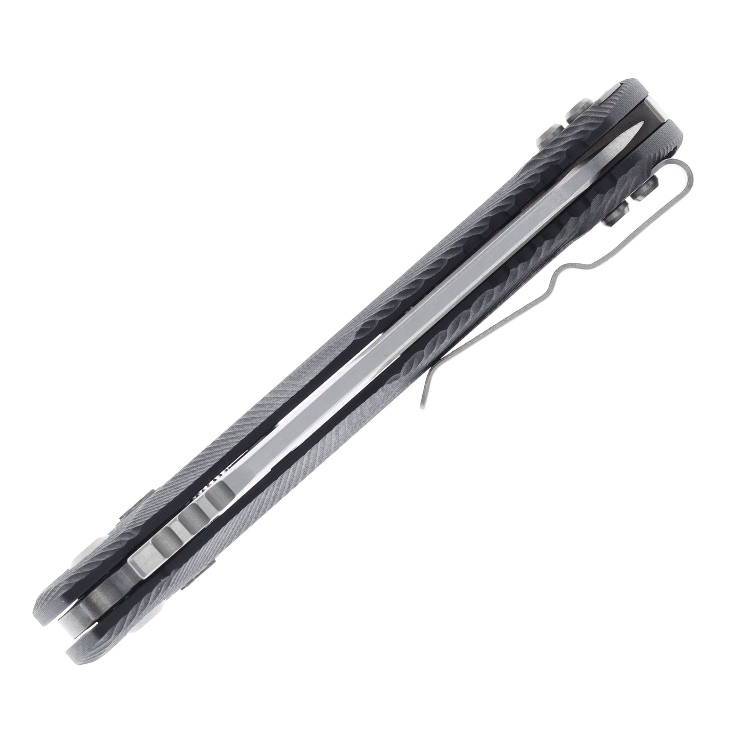 Microtech MSI Folding Knife Black Fluted G-10 Handle STN WSH Standard Blade MT21010FLGTBK View 7