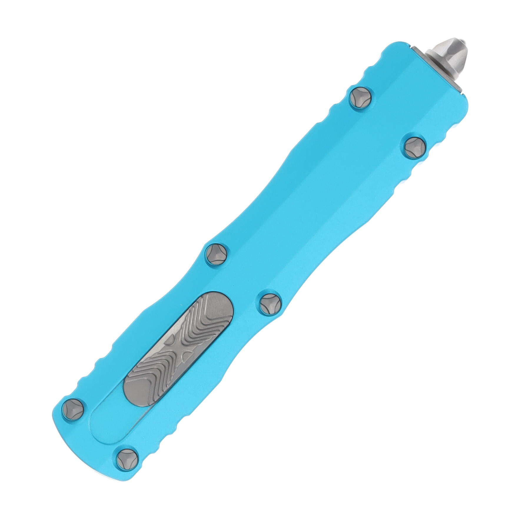 Microtech Dirac OTF AUTO Knife 2.92in D/E Dagger F/S Blade Turquoise AUMT2256TQ View 3