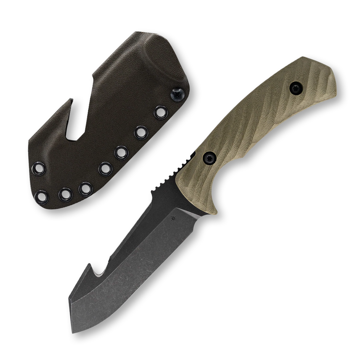 Toor Egress Spitfire Green CPM Cru-Wear Steel Black Oxide Blade Finish EGRESSSG View 1