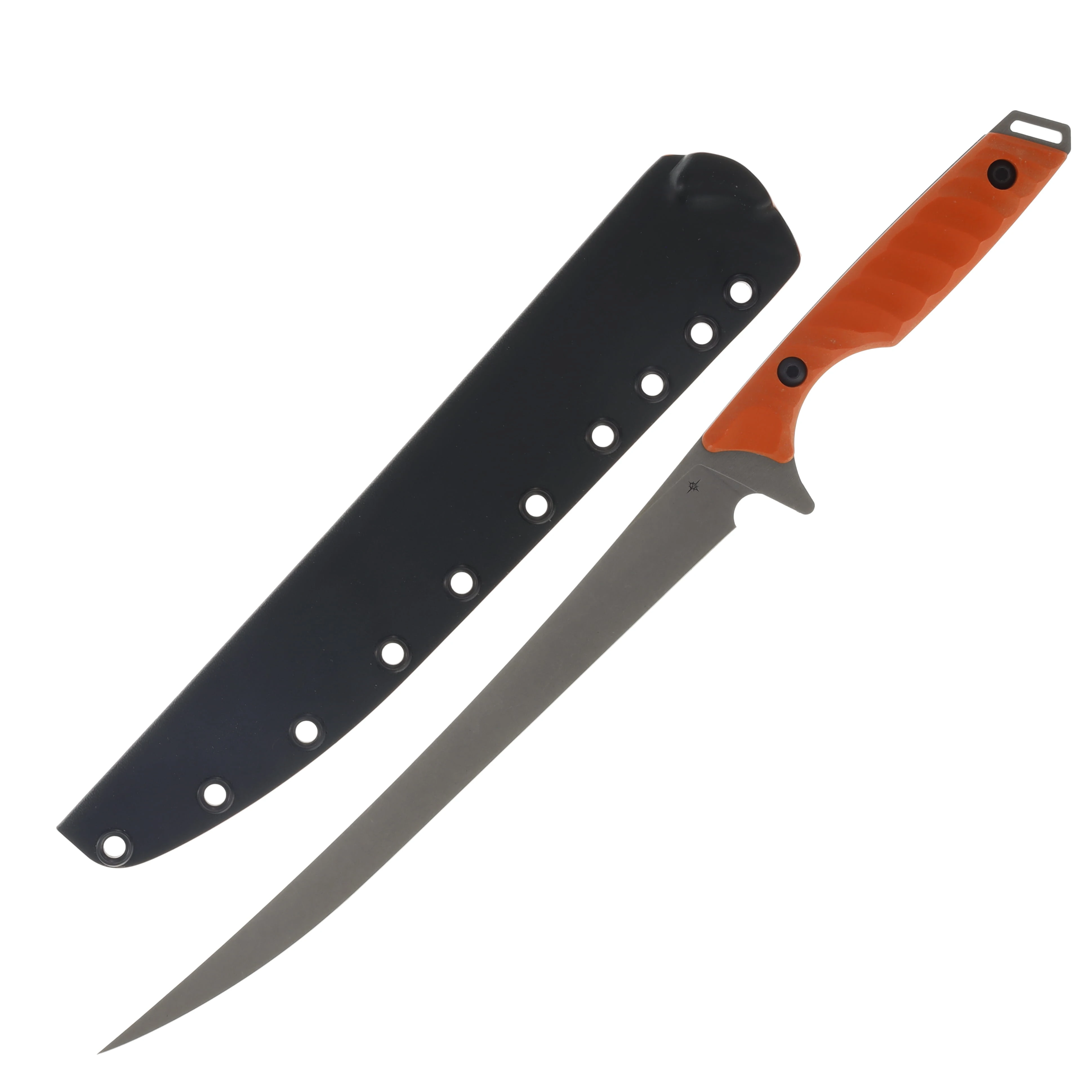 Toor Avalon Fillet Knife Blaze Orange 9 Inch Plain Uncoated Fillet AVALONBO View 1