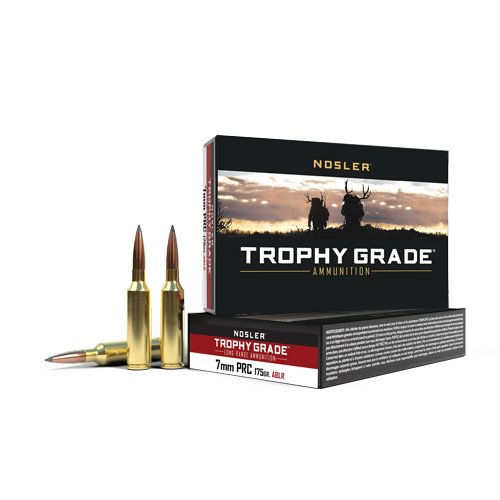 Nosler Trophy Grade LR 7mm PRC 175gr ABLR Bonded Poly Tip Ammo 20Rd NOS61239 View 1