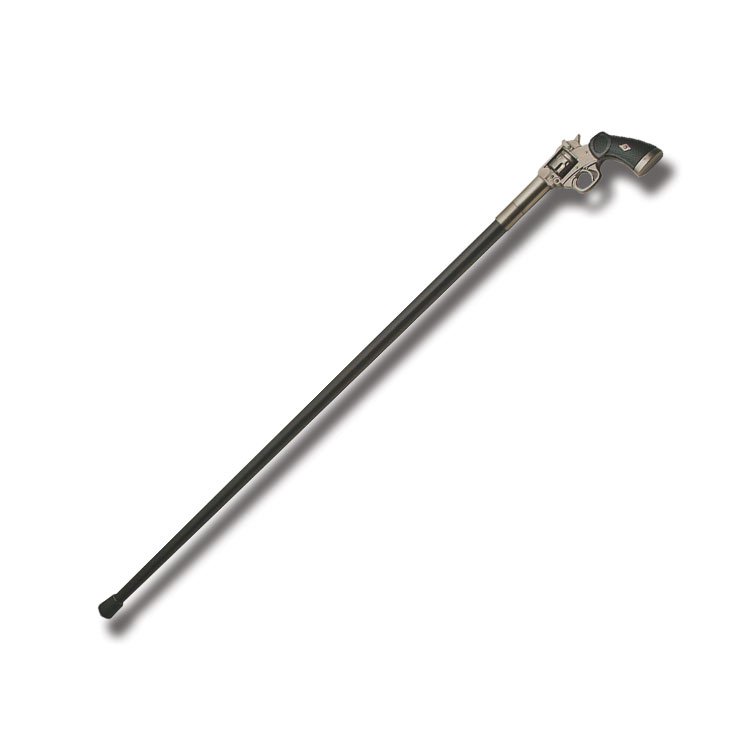 Pistol Sword Cane with Cast Metal Handles and Stainless Steel Blades 926906 View 1