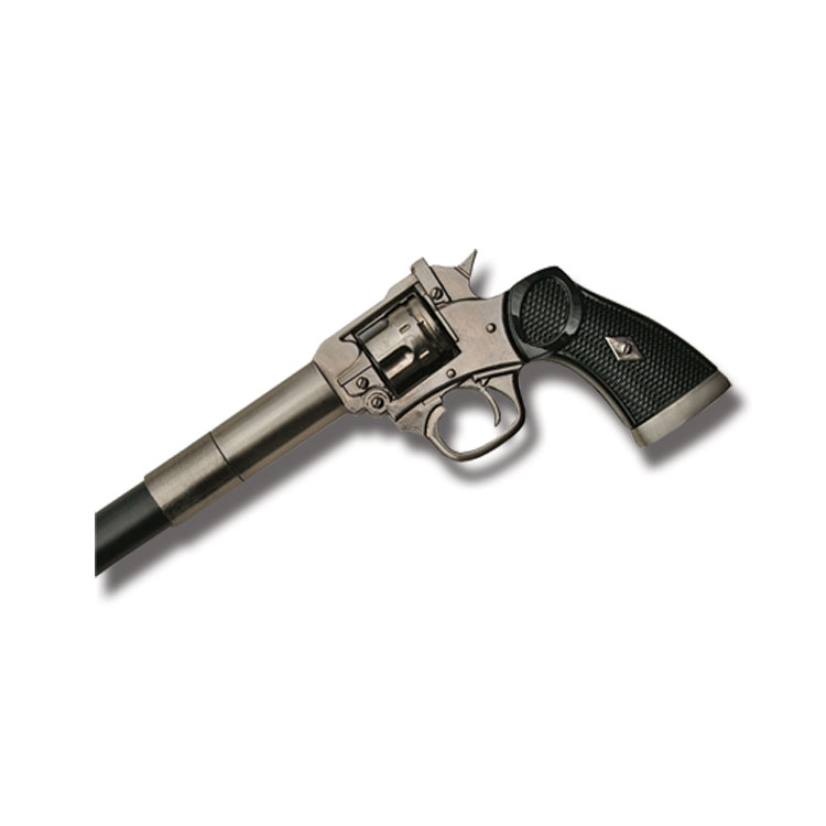 Pistol Sword Cane with Cast Metal Handles and Stainless Steel Blades 926906 View 2