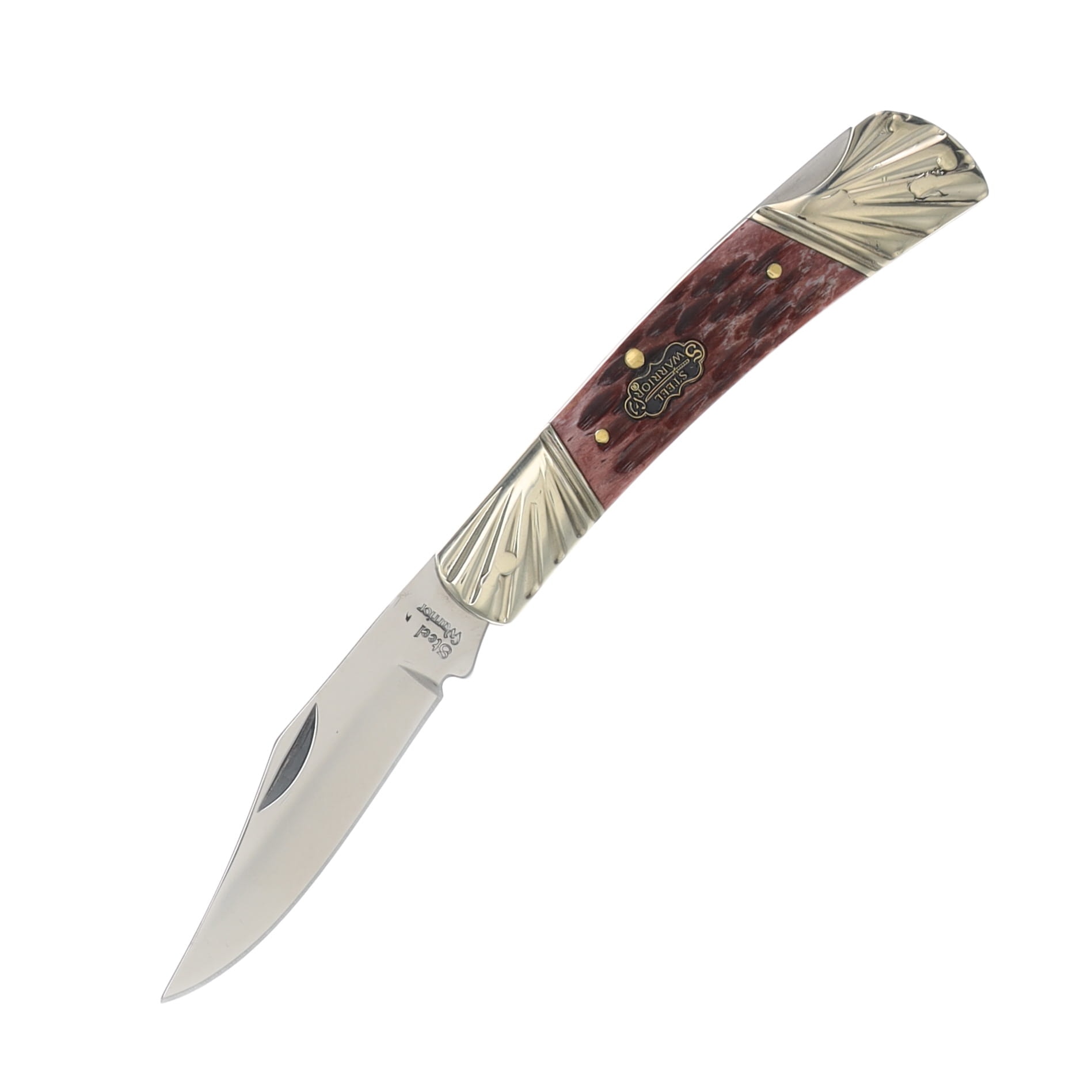 Steel Warrior Autumn Second Cut Barracuda Lockback Folding Knife FRSW100ASC View 2