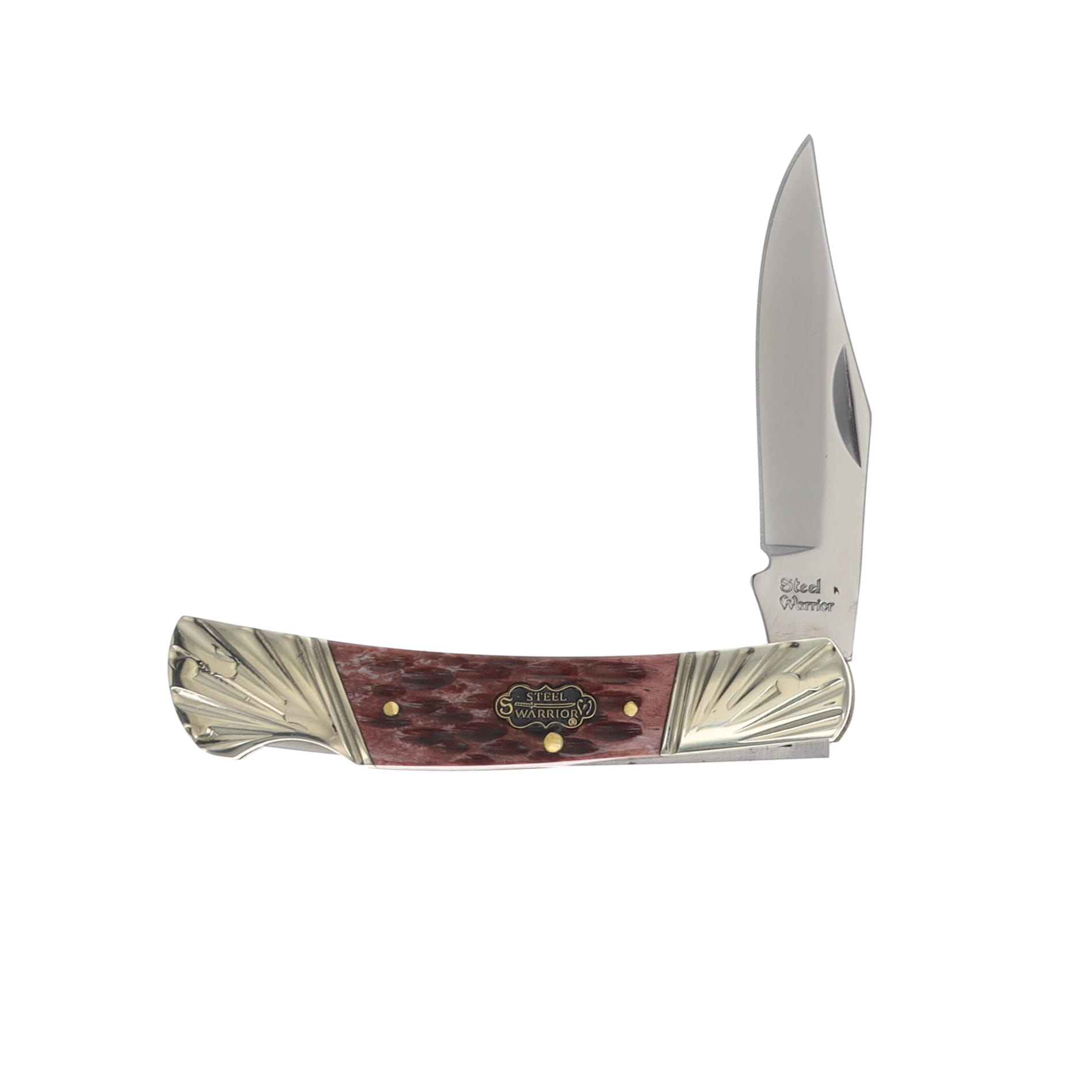 Steel Warrior Autumn Second Cut Barracuda Lockback Folding Knife FRSW100ASC View 1