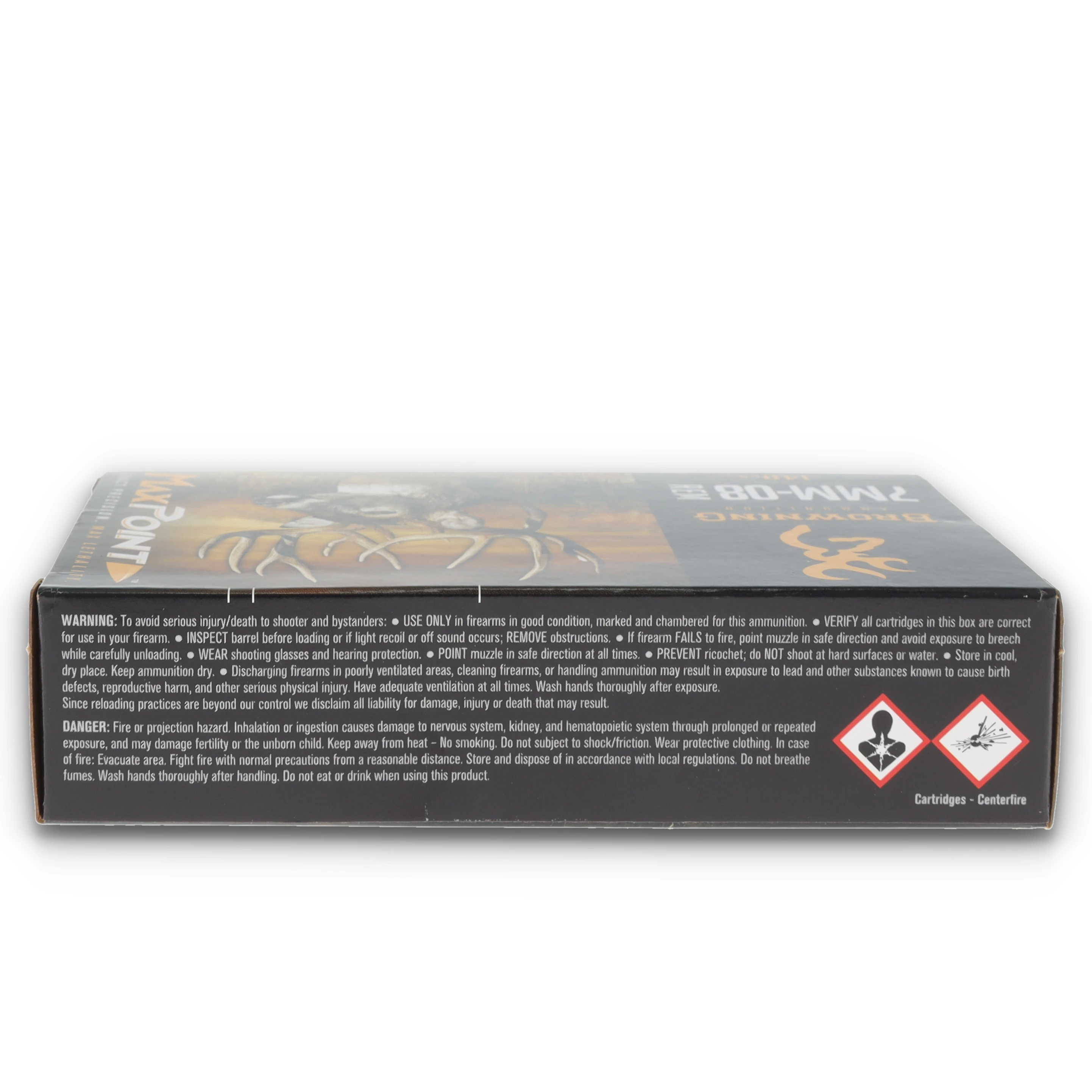 Browning MaxPoint 7mm-08 Rem 140gr Polymer Tip Ammo Brass 20Rd B192107082 View 9