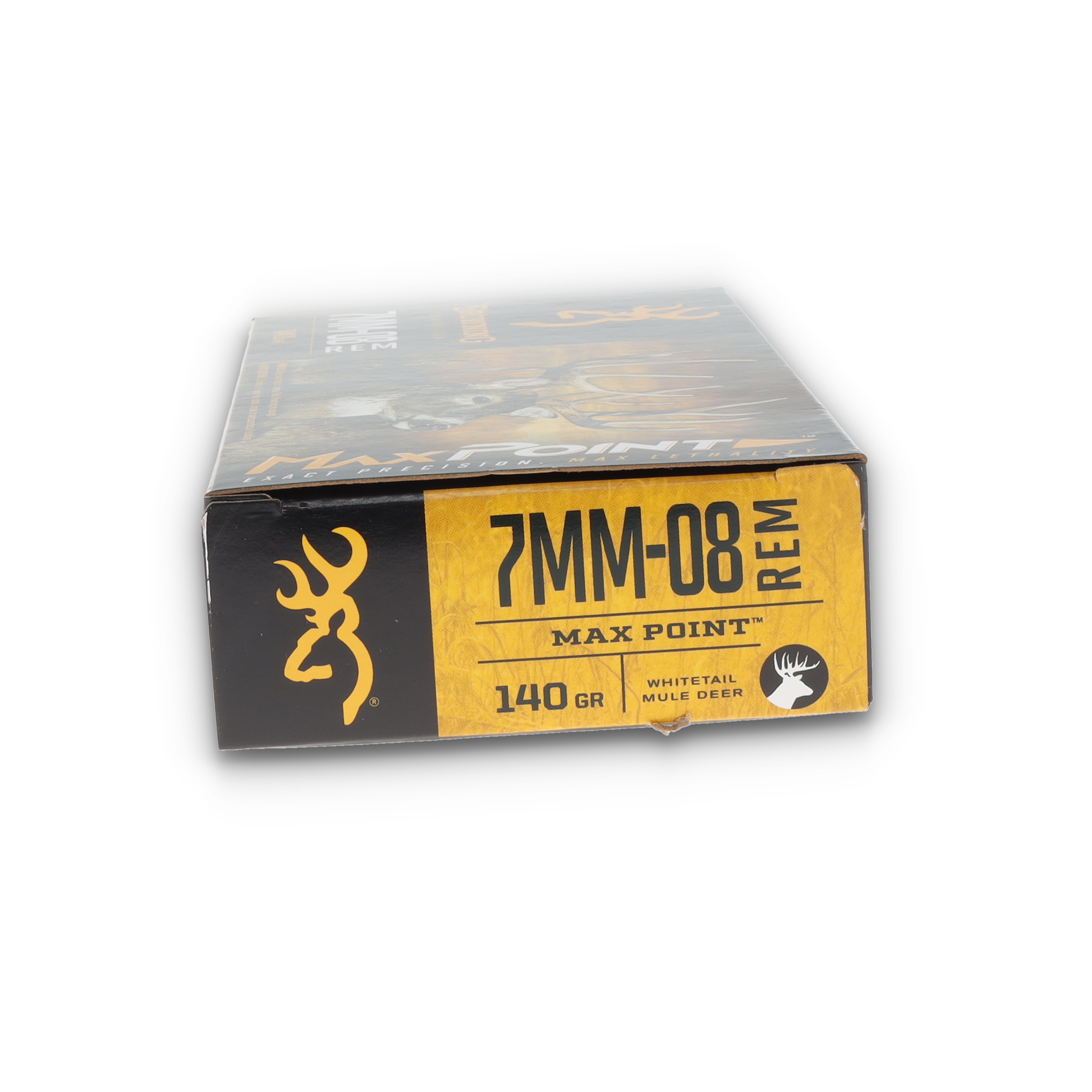 Browning MaxPoint 7mm-08 Rem 140gr Polymer Tip Ammo Brass 20Rd B192107082 View 6