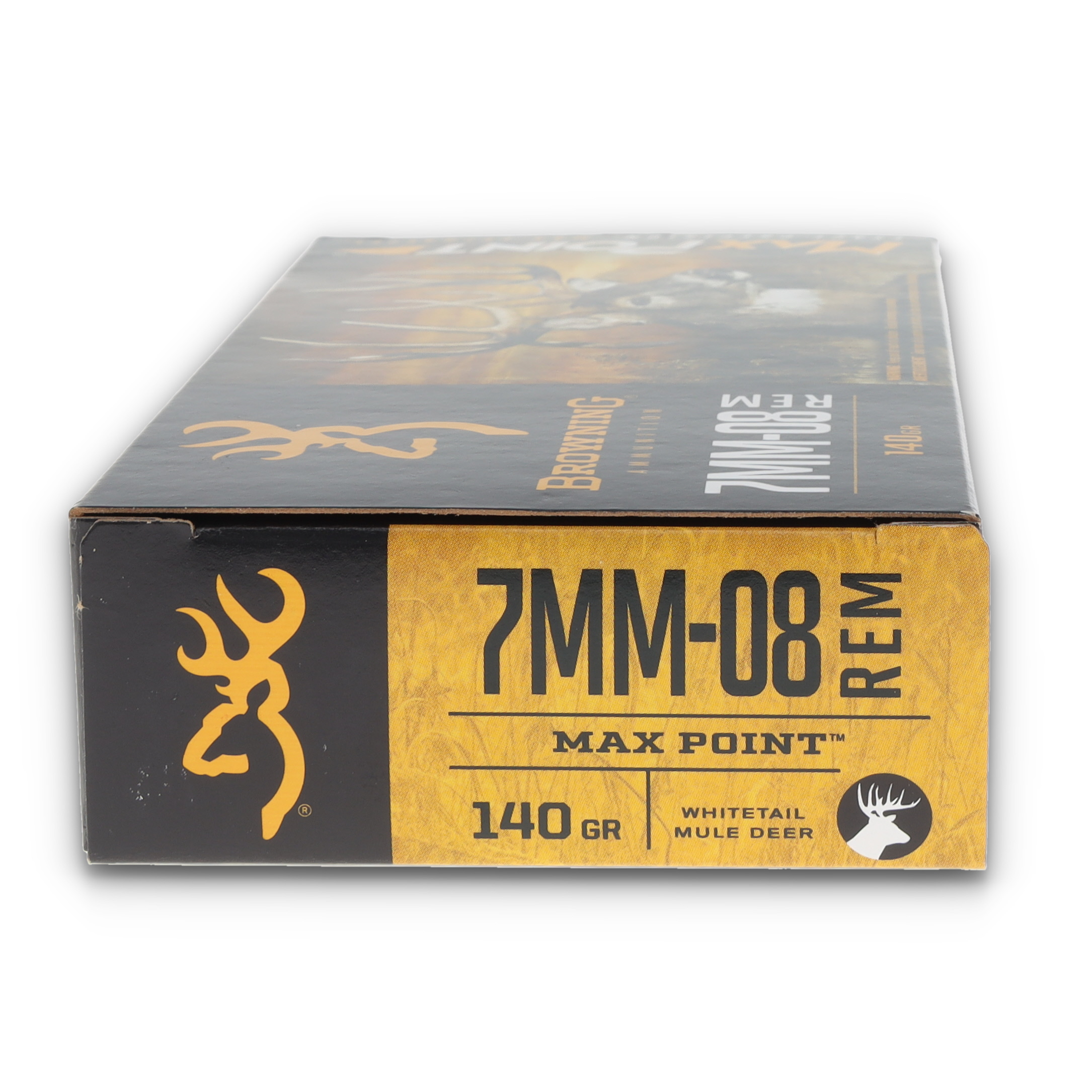Browning MaxPoint 7mm-08 Rem 140gr Polymer Tip Ammo Brass 20Rd B192107082 View 7