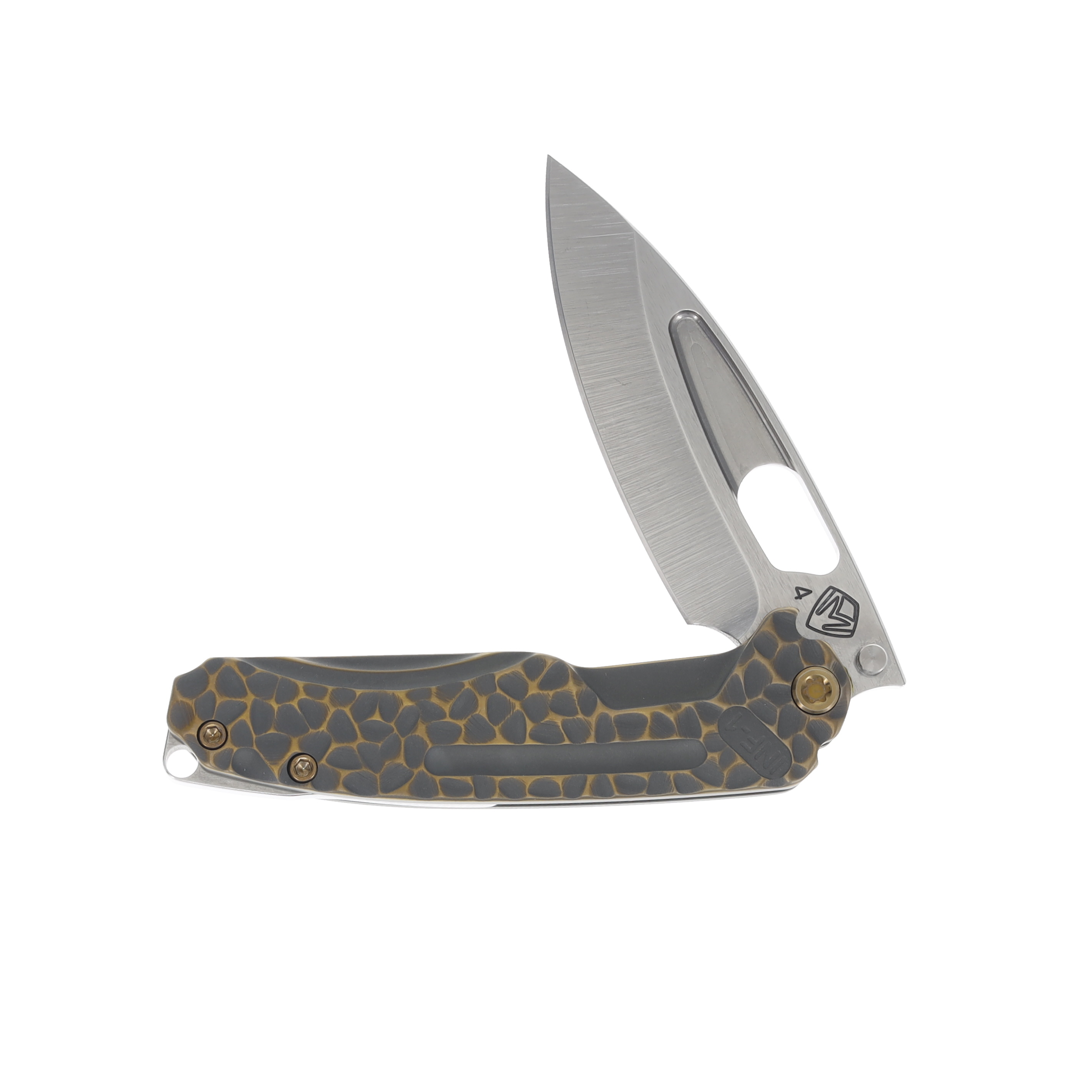 Medford Infraction Folding Knife Tumbled S45VN Drop Point/Bronzed Peaks and Valleys MK0314TQ-36A1-T1C1-BN View 3