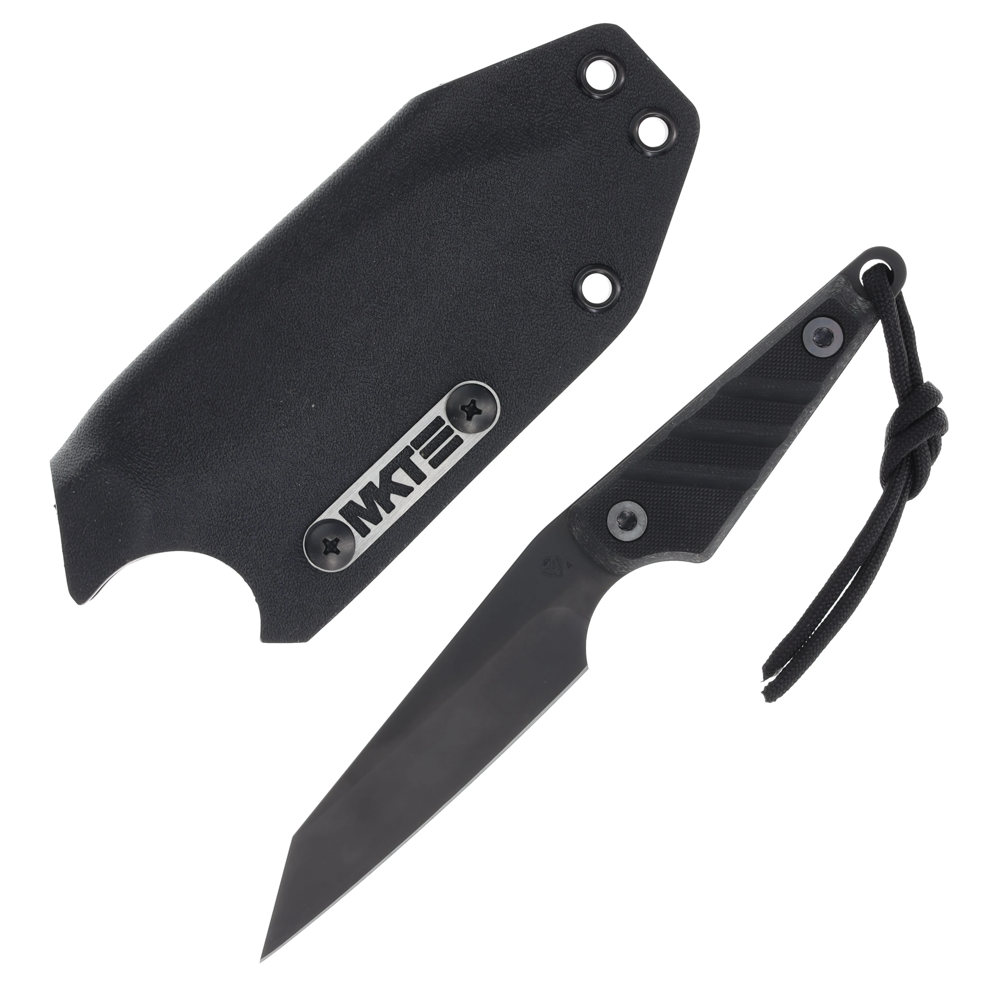 Medford UDT-1 Fixed Blade Knife DLC Tanto/Blackout G-10 with Kydex Sheath MK1144PQ-02KB-SPQ3-Q4 View 1