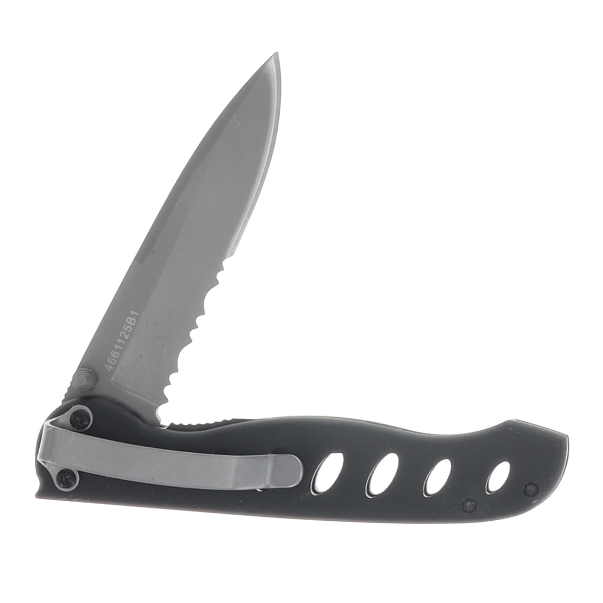 Gerber Evo JR Drop Point Grey & Black Clam Pack G41493 View 4