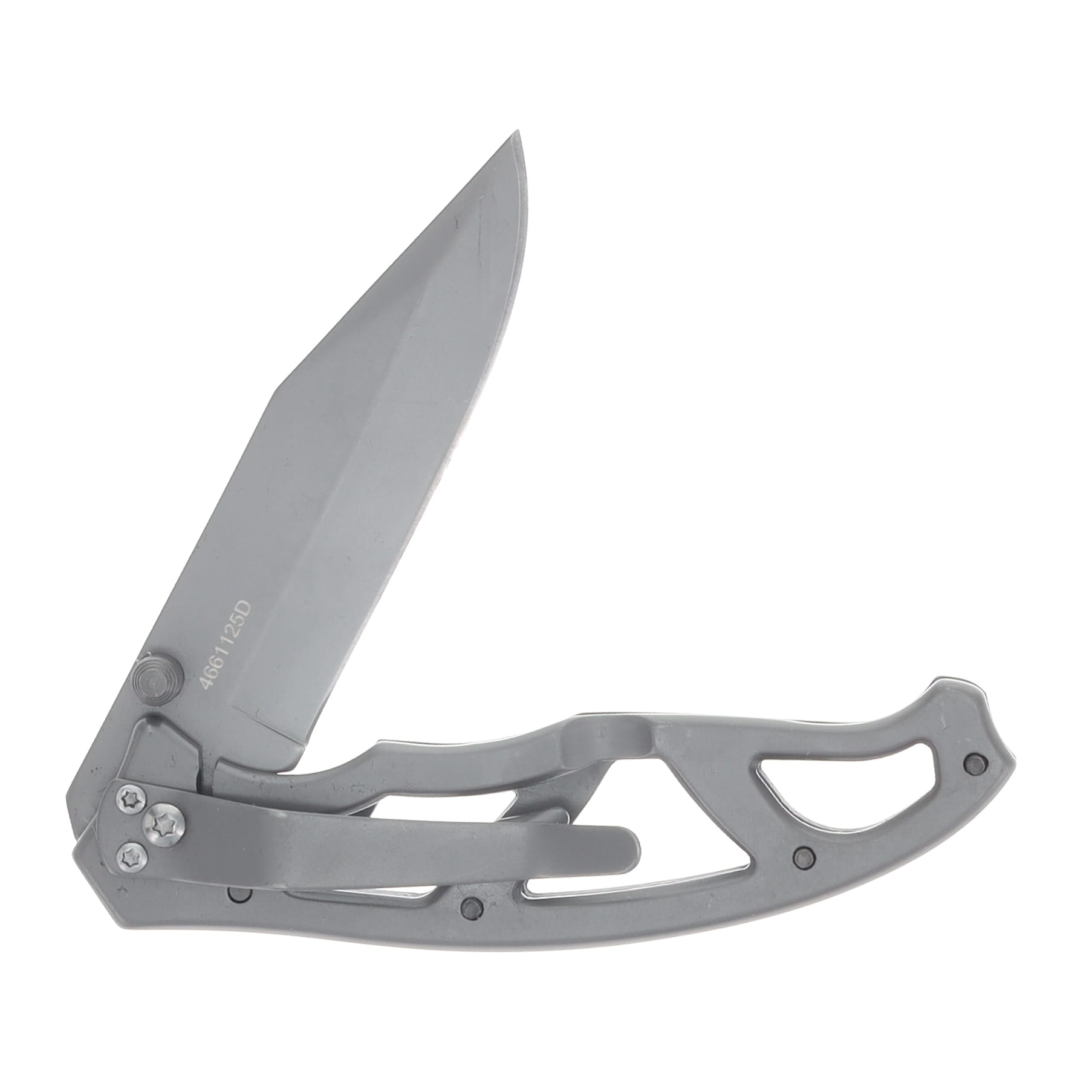 Gerber Paraframe I Clip Point Plain Edge Titanium Grey Clam Pack G48446 View 3
