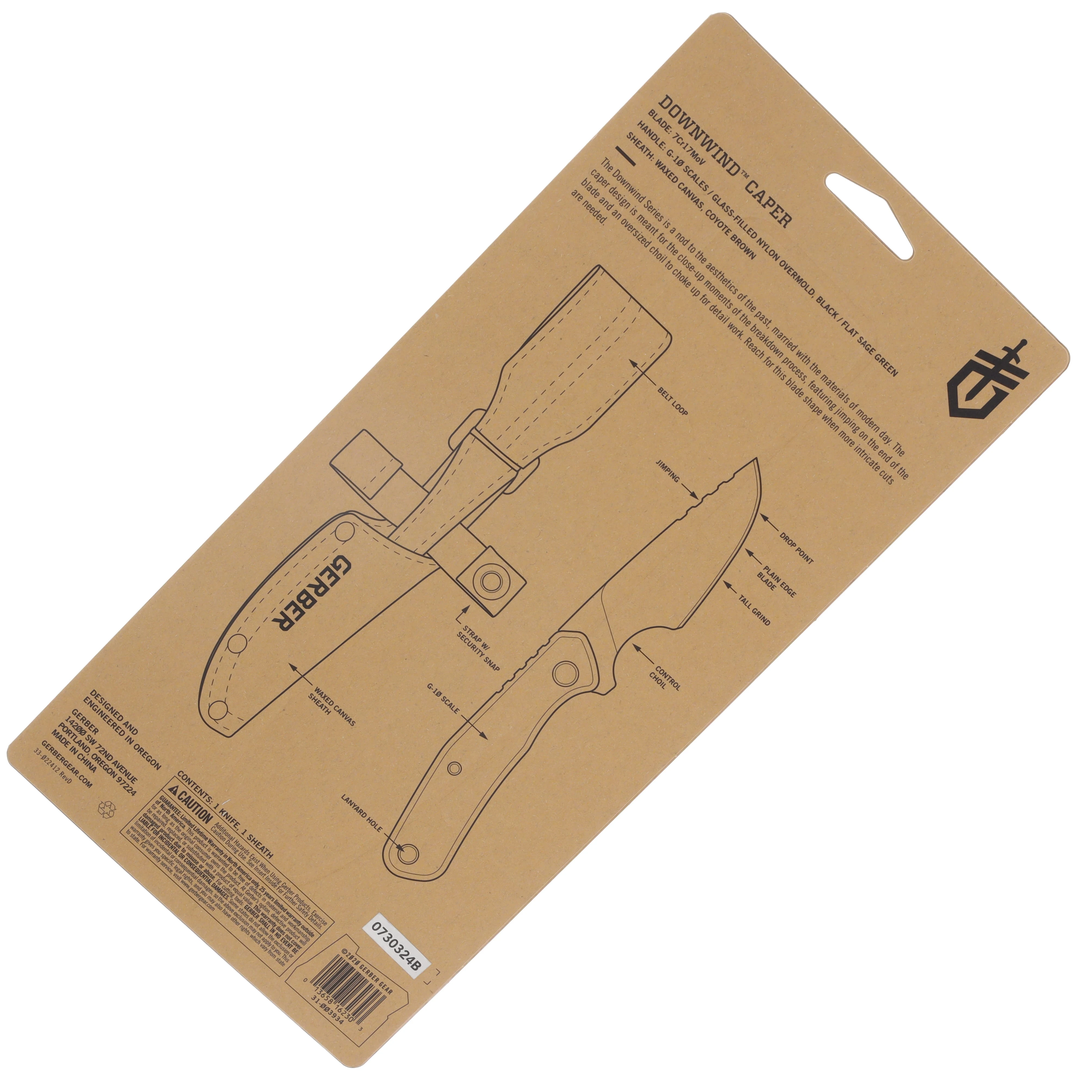 Gerber Downwind Caper Black & Green G3934 G3934 View 9