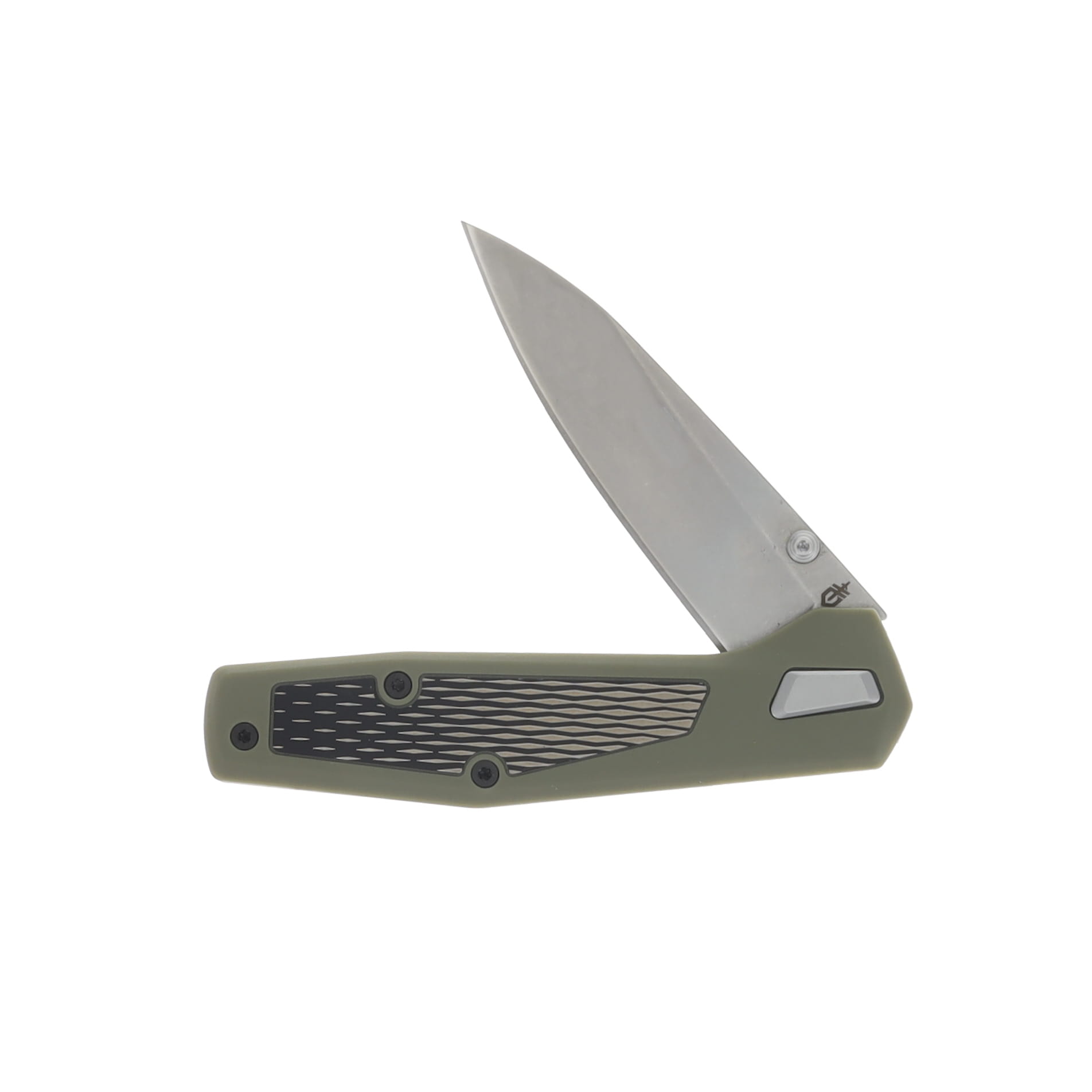 Gerber Fuse Folding Knife Flat Sage 3.37in Plain Stonewash Drop Point G4062 View 3