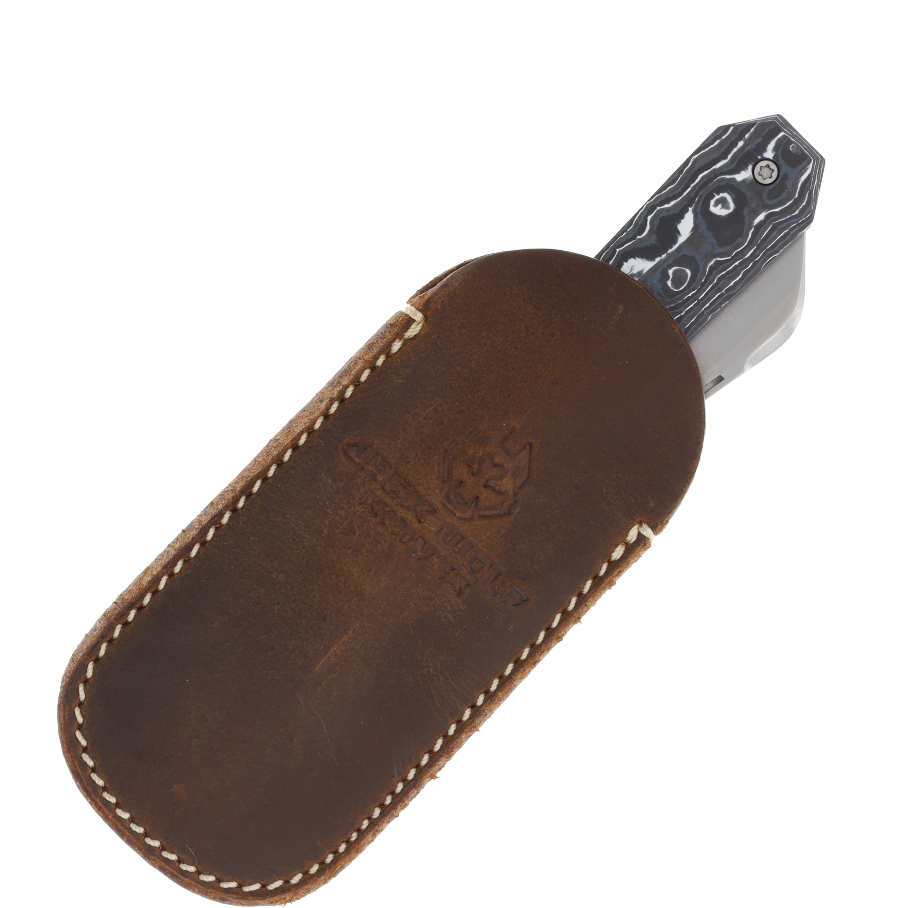 Jack Wolf Knives Midnight Jack Folding Knife White Storm Fat Carbon MIDNI-02-FC-WS View 11