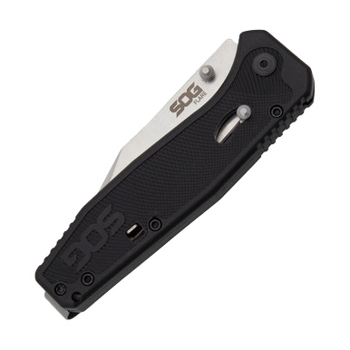 SOG Flare Spring Assisted Folding Knife Satin 8Cr13MoV/Black SOGFLA1001 View 4
