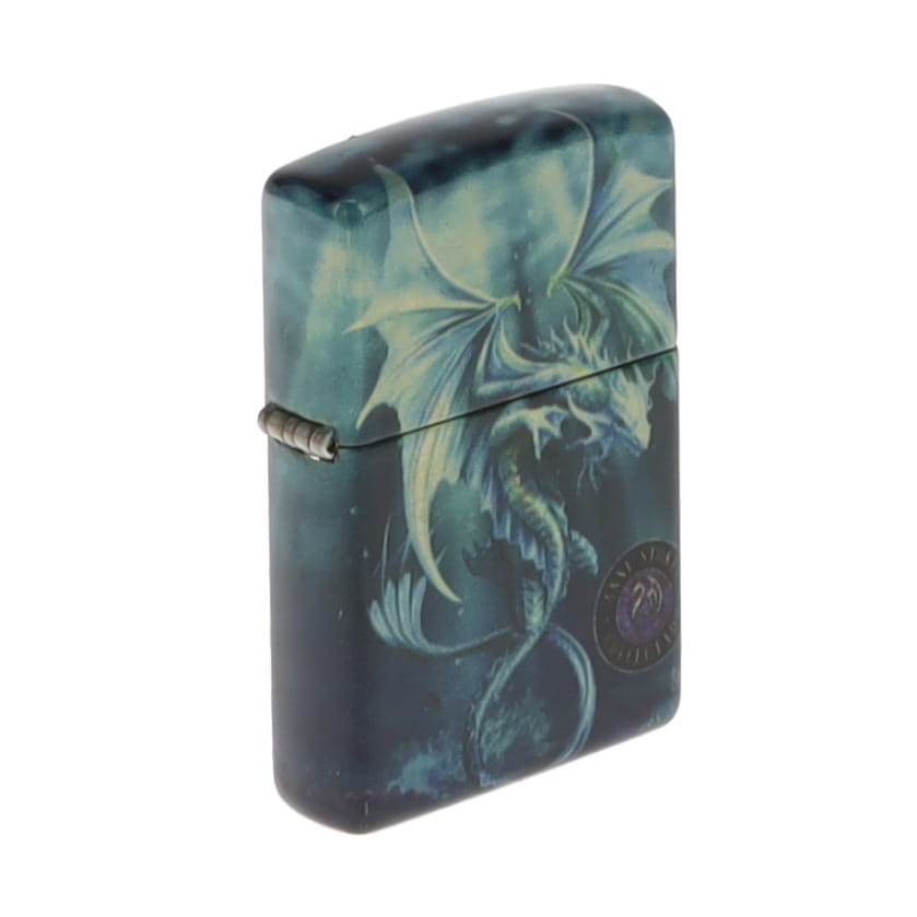Zippo Lighter Anne Stokes 540 Fusion Dragon Design Tumbled Brass ZP48986 View 3