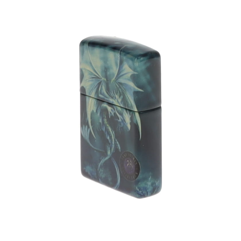 Zippo Lighter Anne Stokes 540 Fusion Dragon Design Tumbled Brass ZP48986 View 5