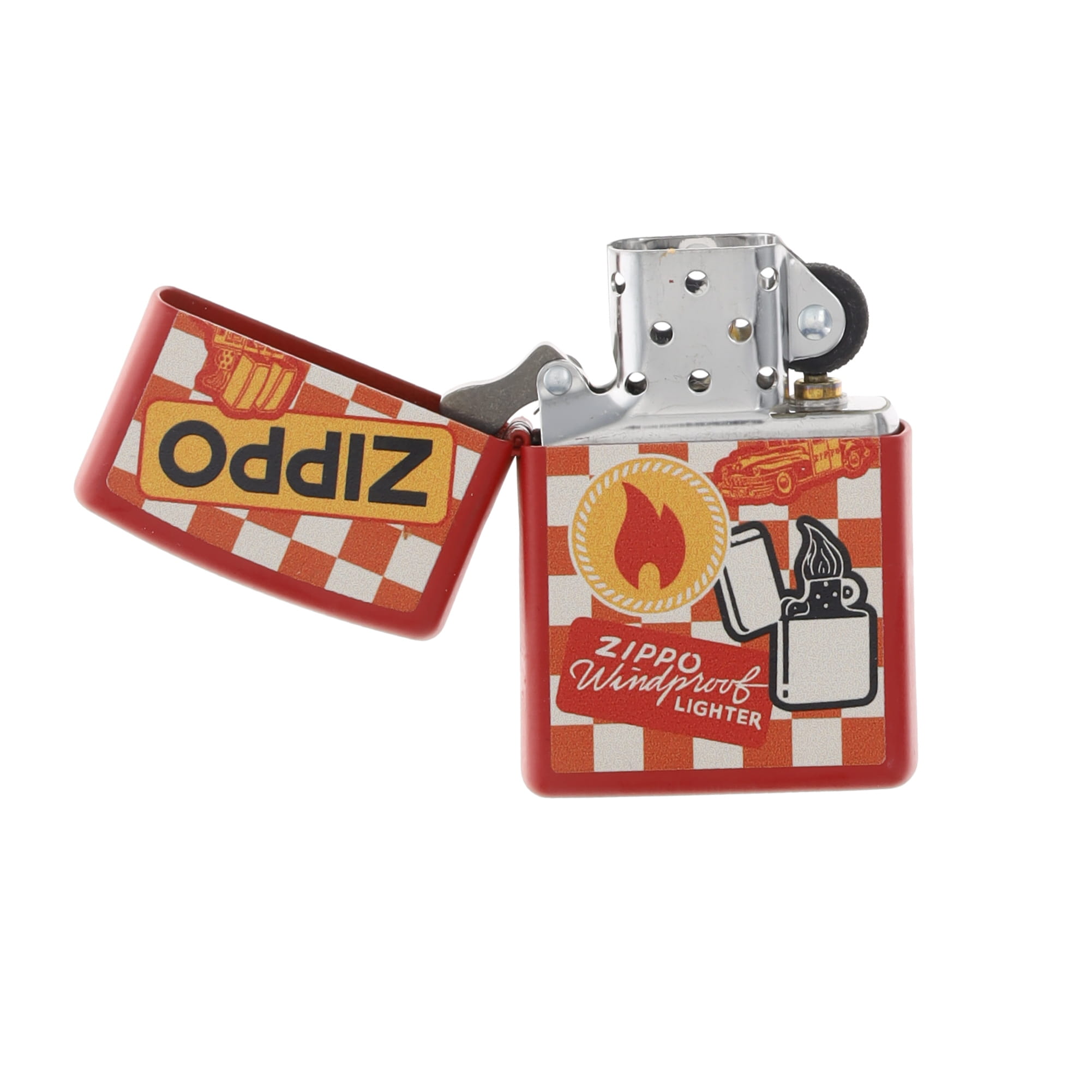 Zippo Retro Red Matte Flame and Car Lighter ZP48998 View 2