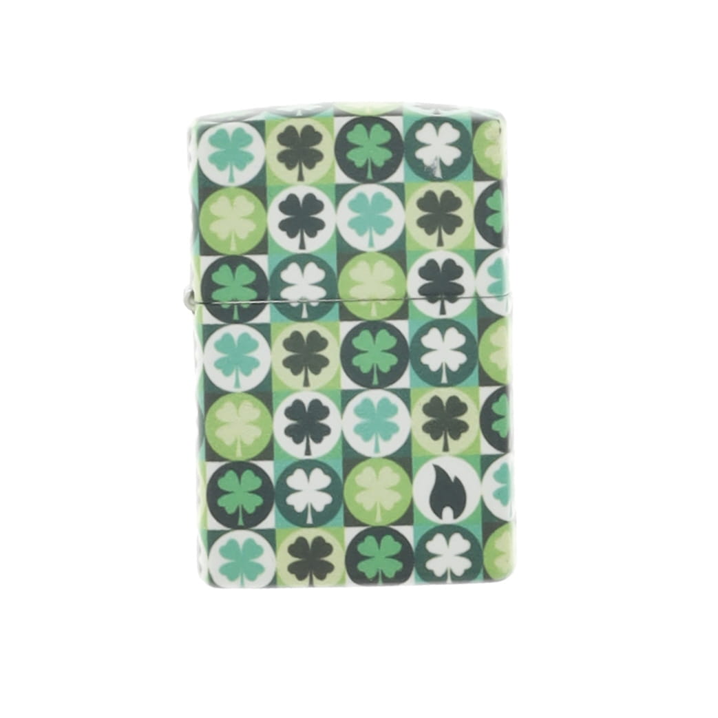 Zippo Lighter 540 Color Clover Design Glow In The Dark ZP46015 View 2