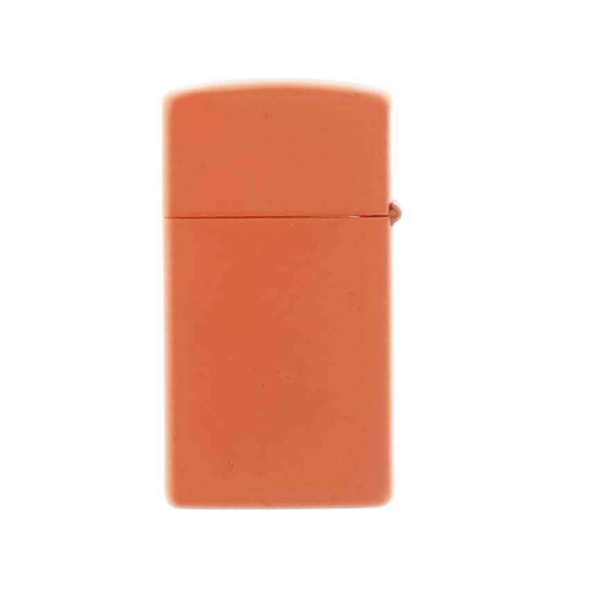 Zippo Slim Lighter Color Leopard Design Orange Matte ZP46018 View 2