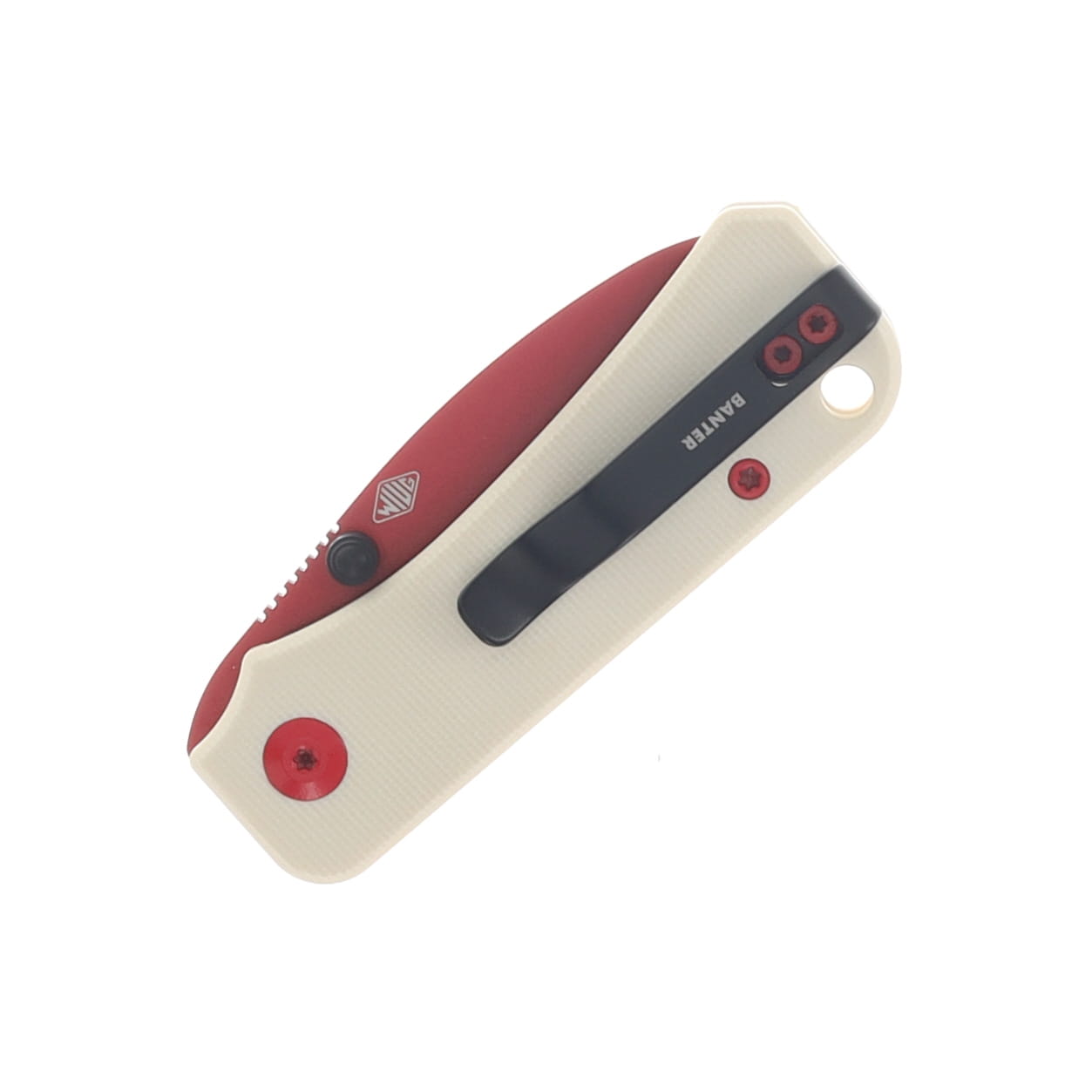 CIVIVI Baby Banter Folding Knife Ivory 2.34 Inch Plain Red Drop Point C19068S-7 View 5