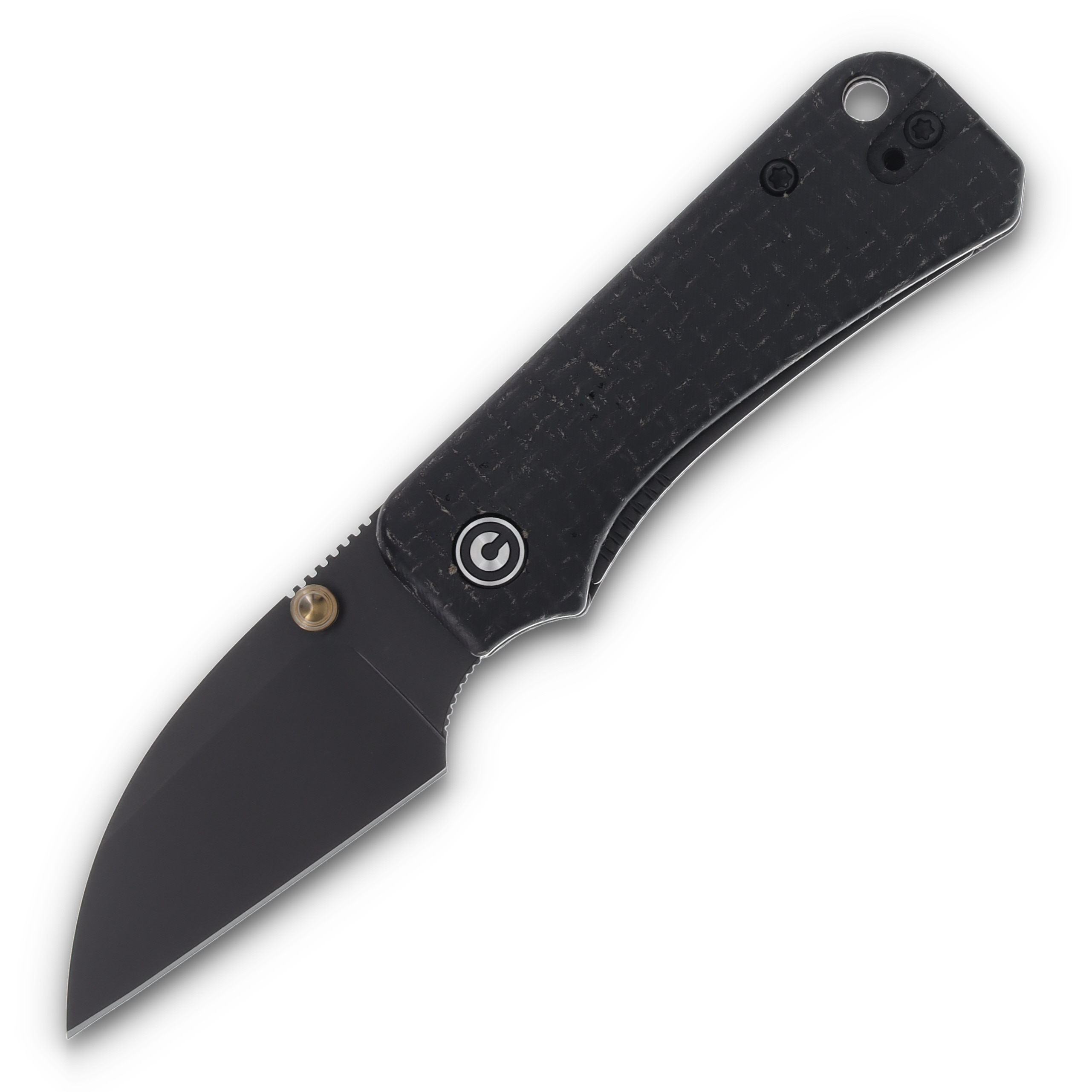 CIVIVI Baby Banter Folding Knife 2.32 Inch Plain Black Wharncliffe C19068SC-1 View 1