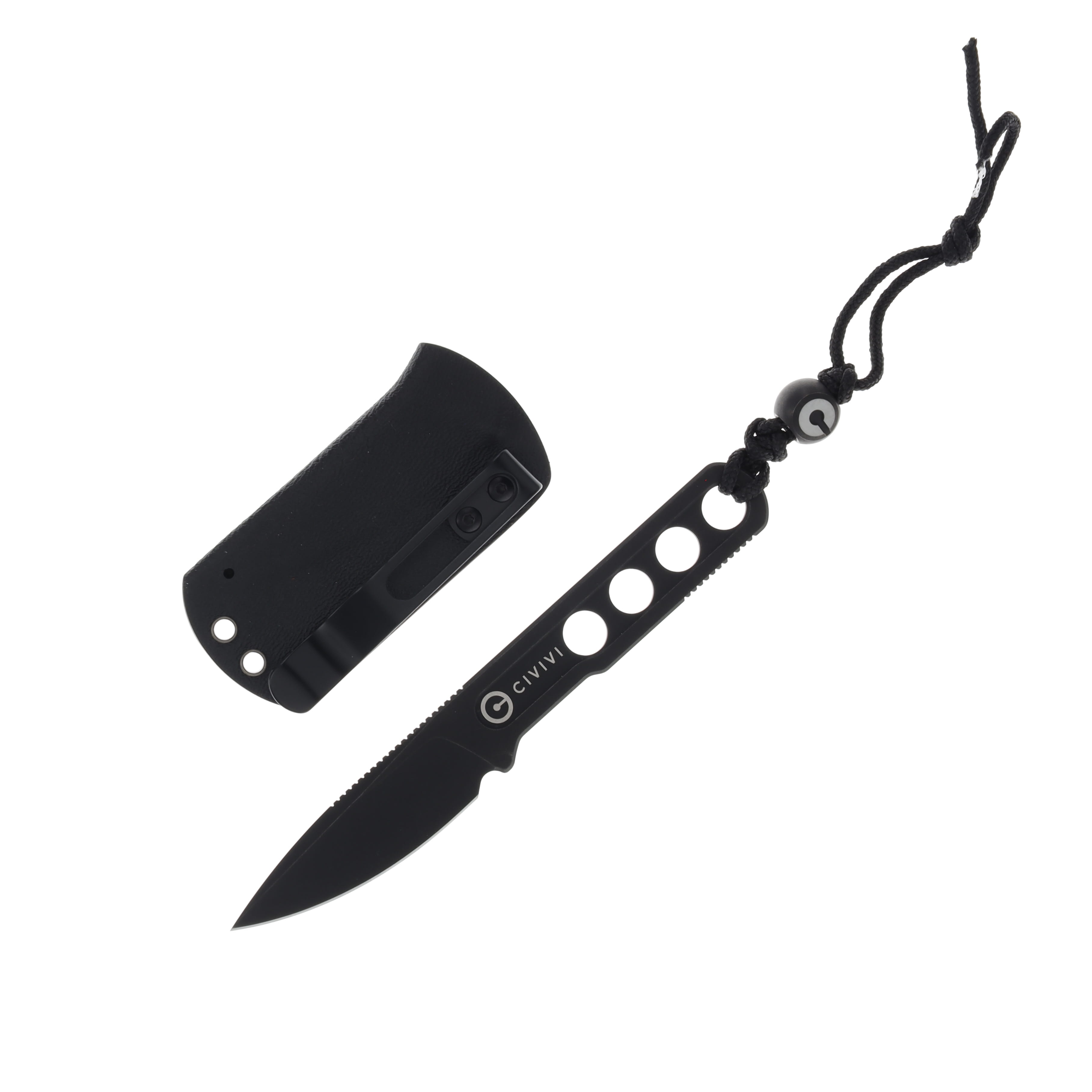 CIVIVI Circulus 1.96 Inch Plain Black Stonewash Drop Point C22012-1 View 1