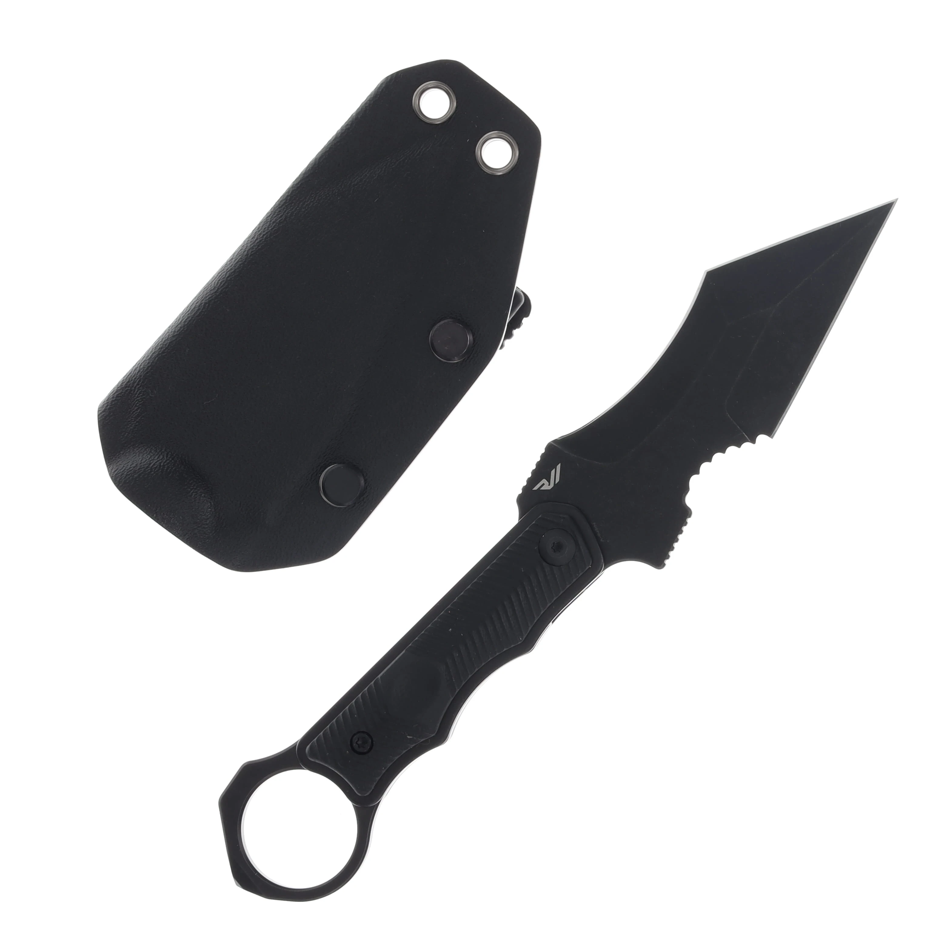 CIVIVI Orthrus Black G-10 Contoured Handle Black Stonewashed Nitro-V Blade C20037B-1 View 1