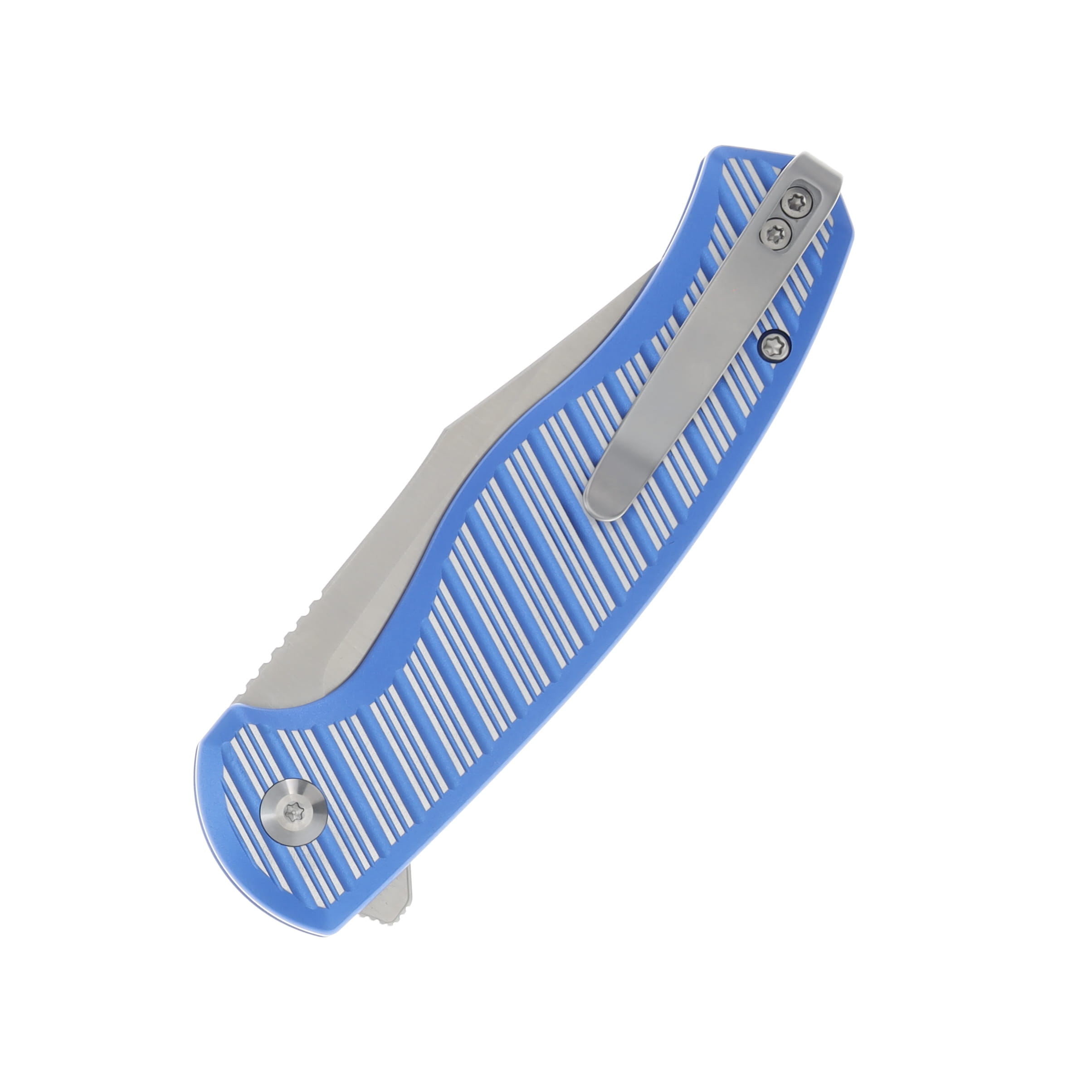 CIVIVI Stormhowl Bright Blue 3.3 Inch Plain Satin Clip Point C23040B-2 View 2