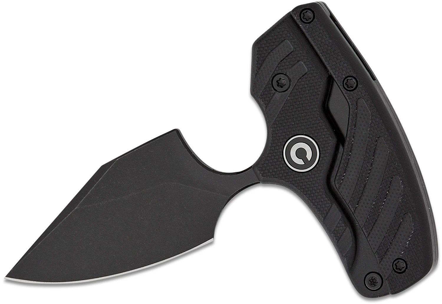 CIVIVI Typhoeus Fixed Blade Knife 2.27in Plain Black Stonewash Dagger C21036-1 View 1