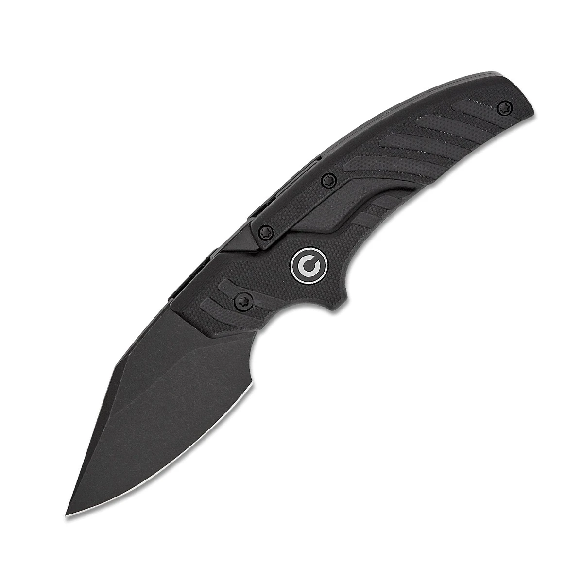 CIVIVI Typhoeus Fixed Blade Knife 2.27in Plain Black Stonewash Dagger C21036-1 View 9