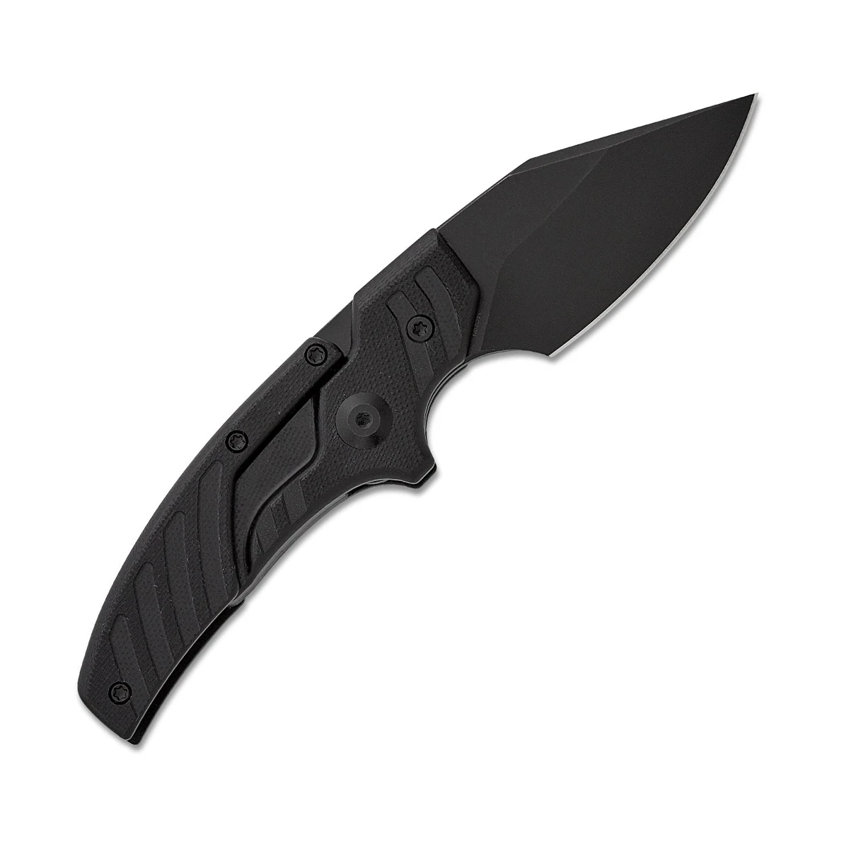 CIVIVI Typhoeus Fixed Blade Knife 2.27in Plain Black Stonewash Dagger C21036-1 View 8