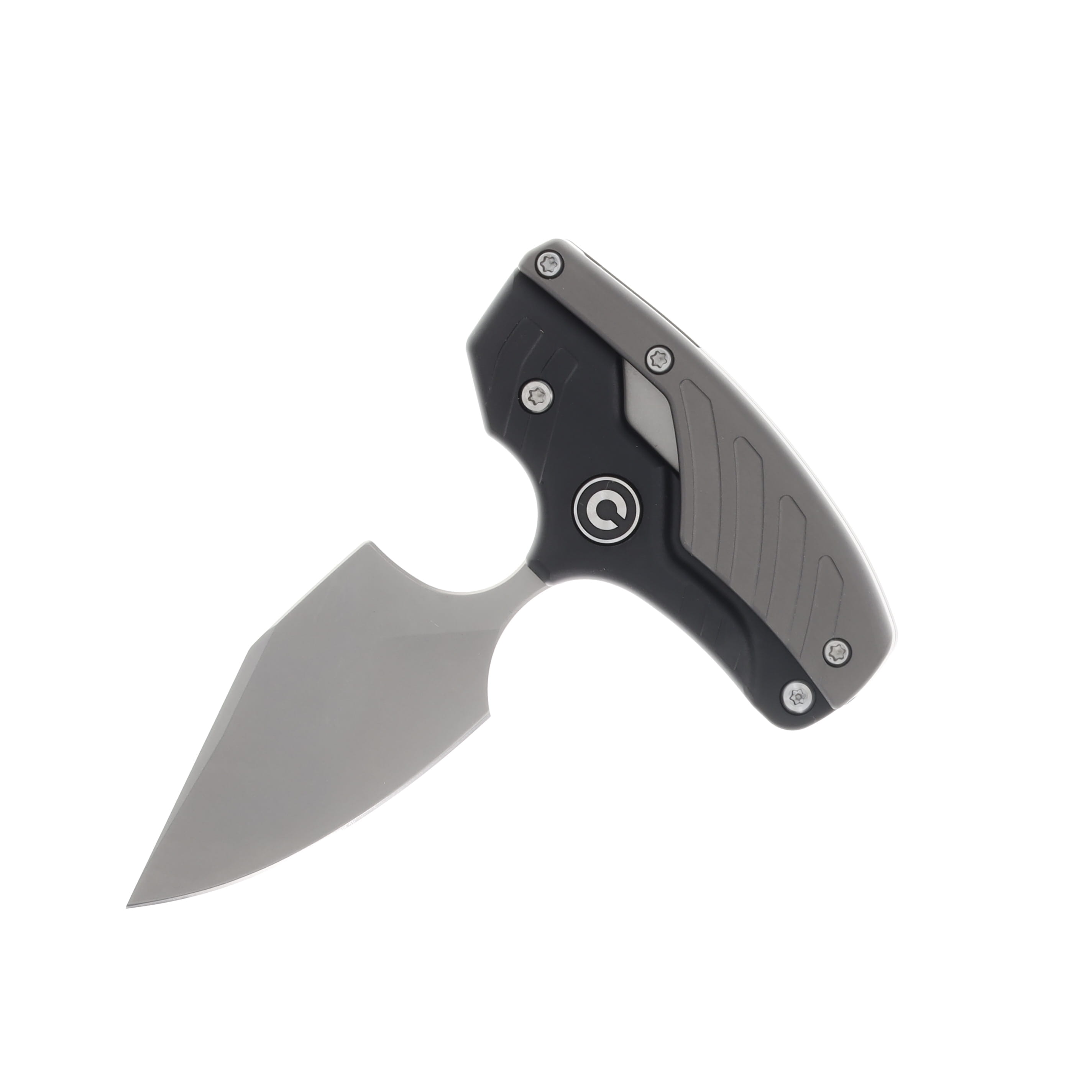 CIVIVI Typhoeus Black And Gray Aluminum Handle Stonewashed 14C28N Blade C21036-3 View 3