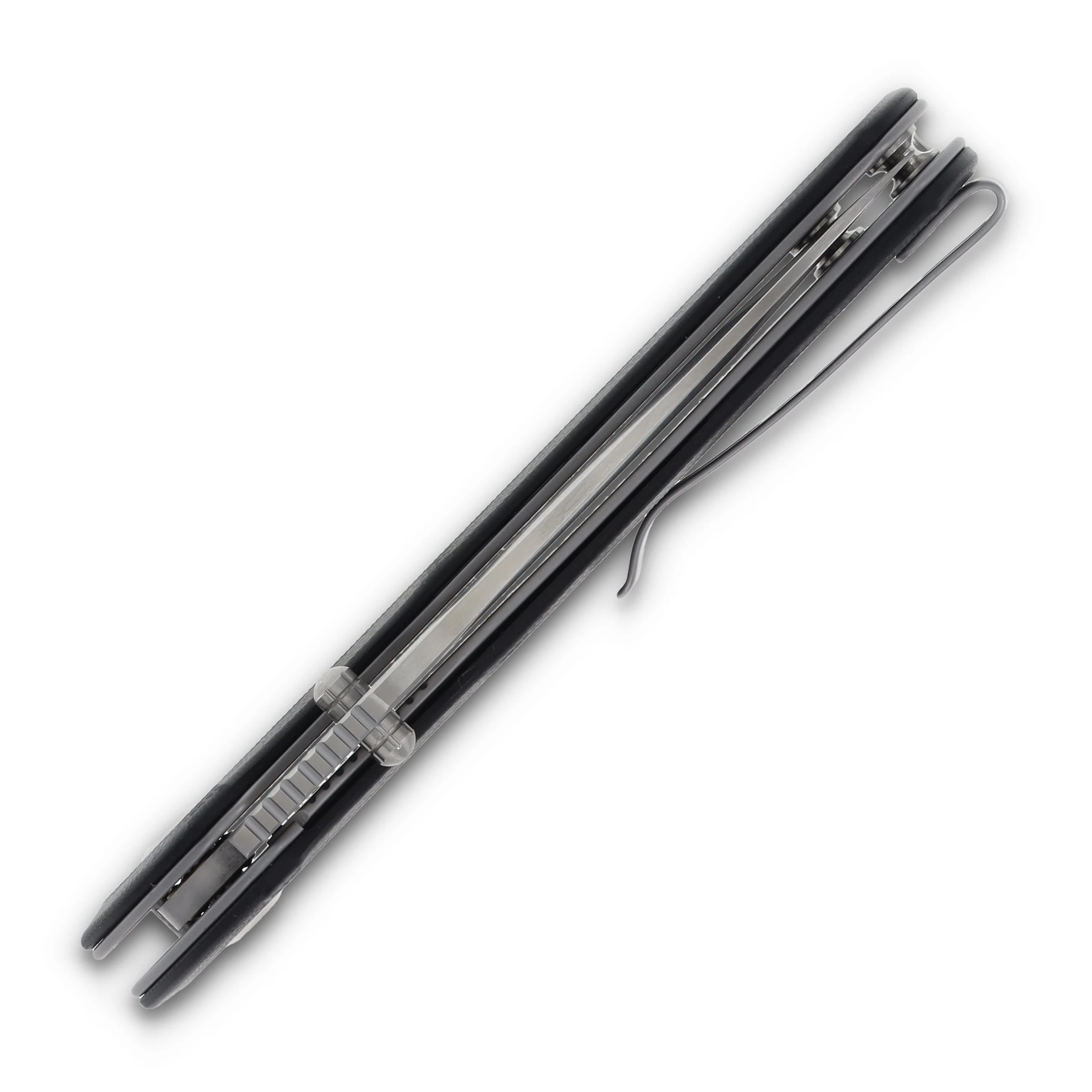 Sencut Slashkin Linerlock Folding Knife Satin D2 Drop Point/Black G-10 S20066-1 View 5