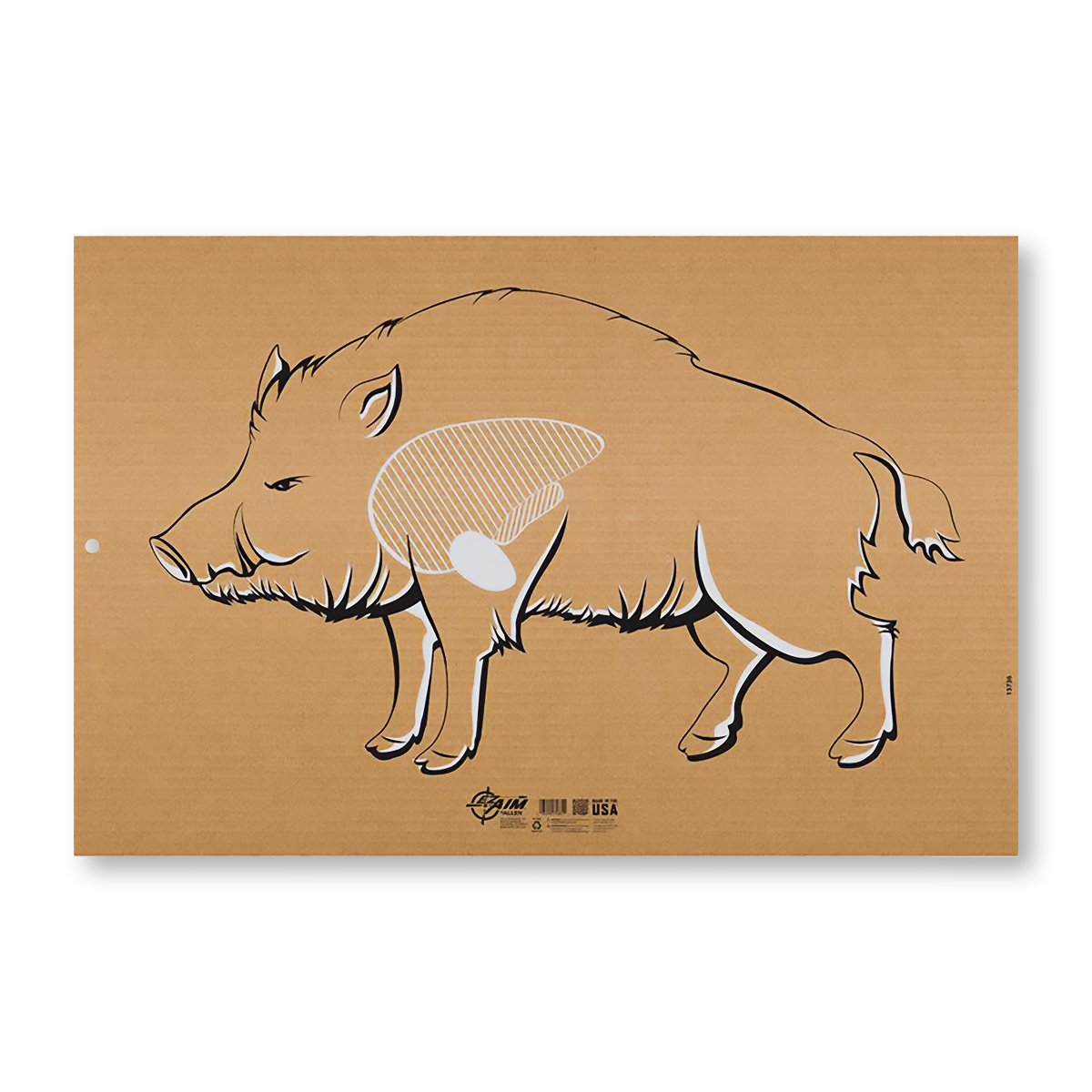 Ez Aim Wild Boar Corrugated Silhouette Approx 35 X 19 15730 View 1