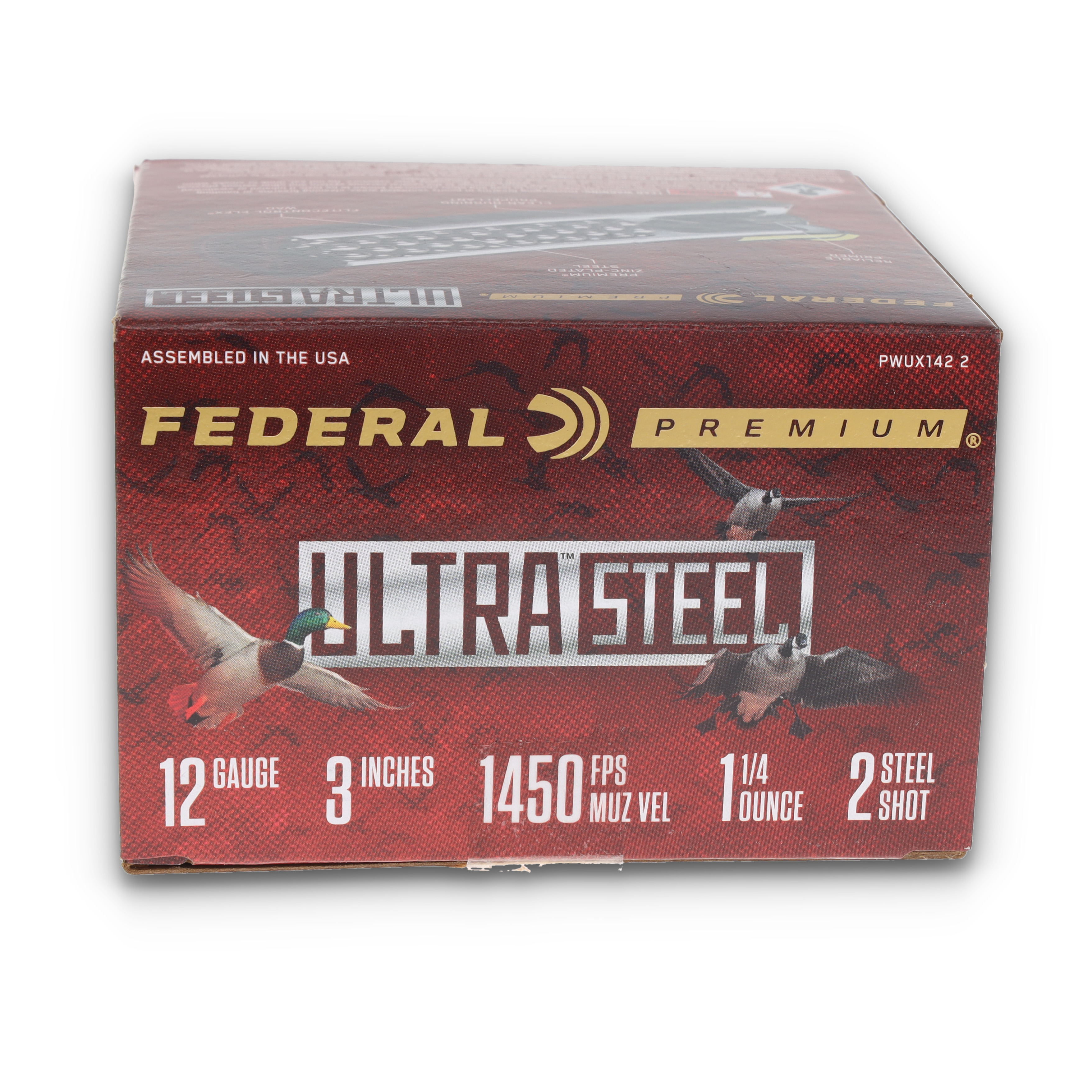Federal Premium Ultra Steel 12 Ga 3in #3 & #5 Shot 1-1/4 oz  Ammo 25Rd PWUX1422 View 7