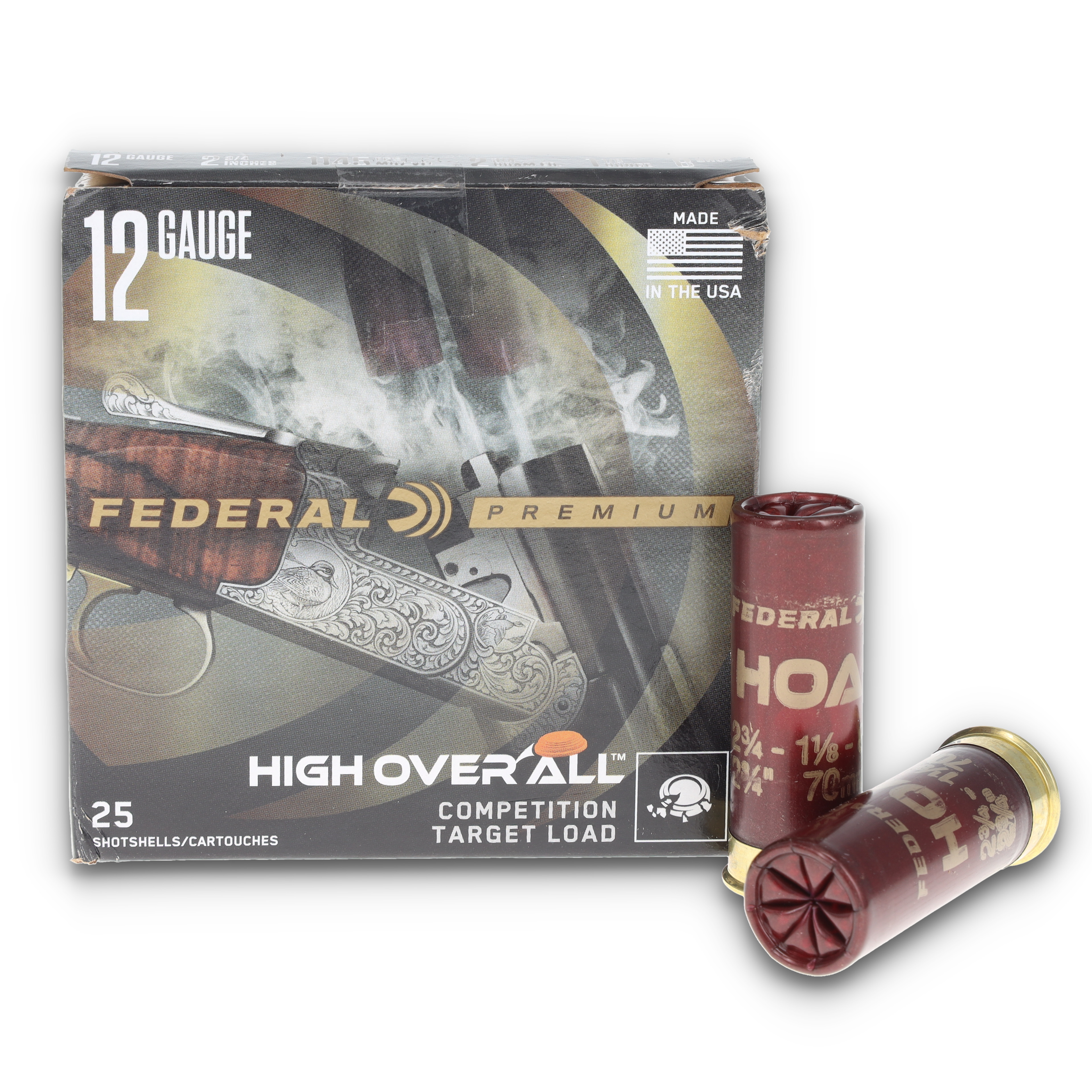FEDERAL 12GA 2 ¾ IN 1 1/8OZ 1,145 FPS 2 ¾ DRAM 8 HOA12L8 View 1