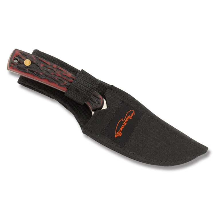 Frost Cutlery Ocoee River Red Jigged Fixed Blade Skinner FROC534STR View 2