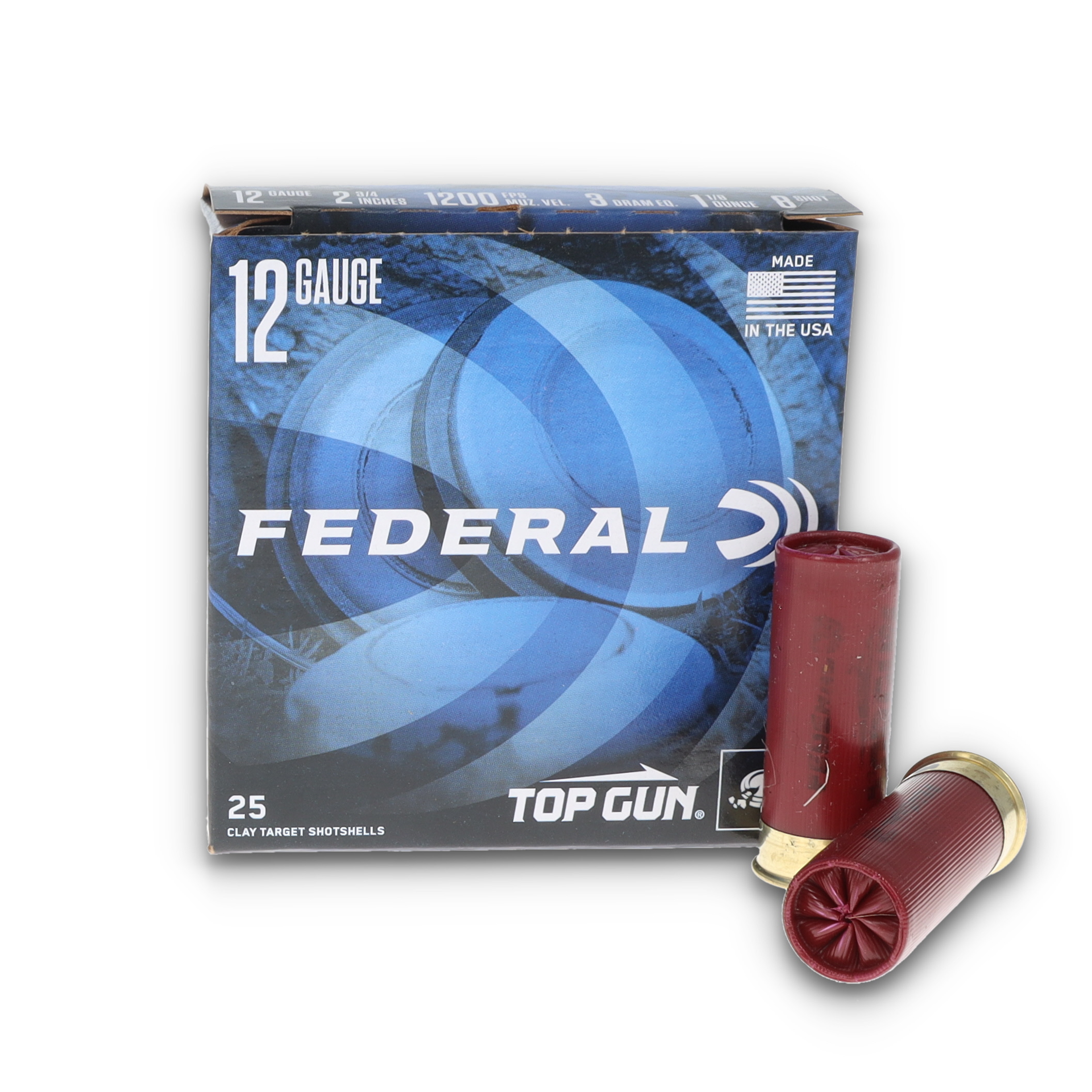 FEDERAL 12GA 2 3/4" 1 1/8OZ 3DR 8 100CT TG121008 View 15