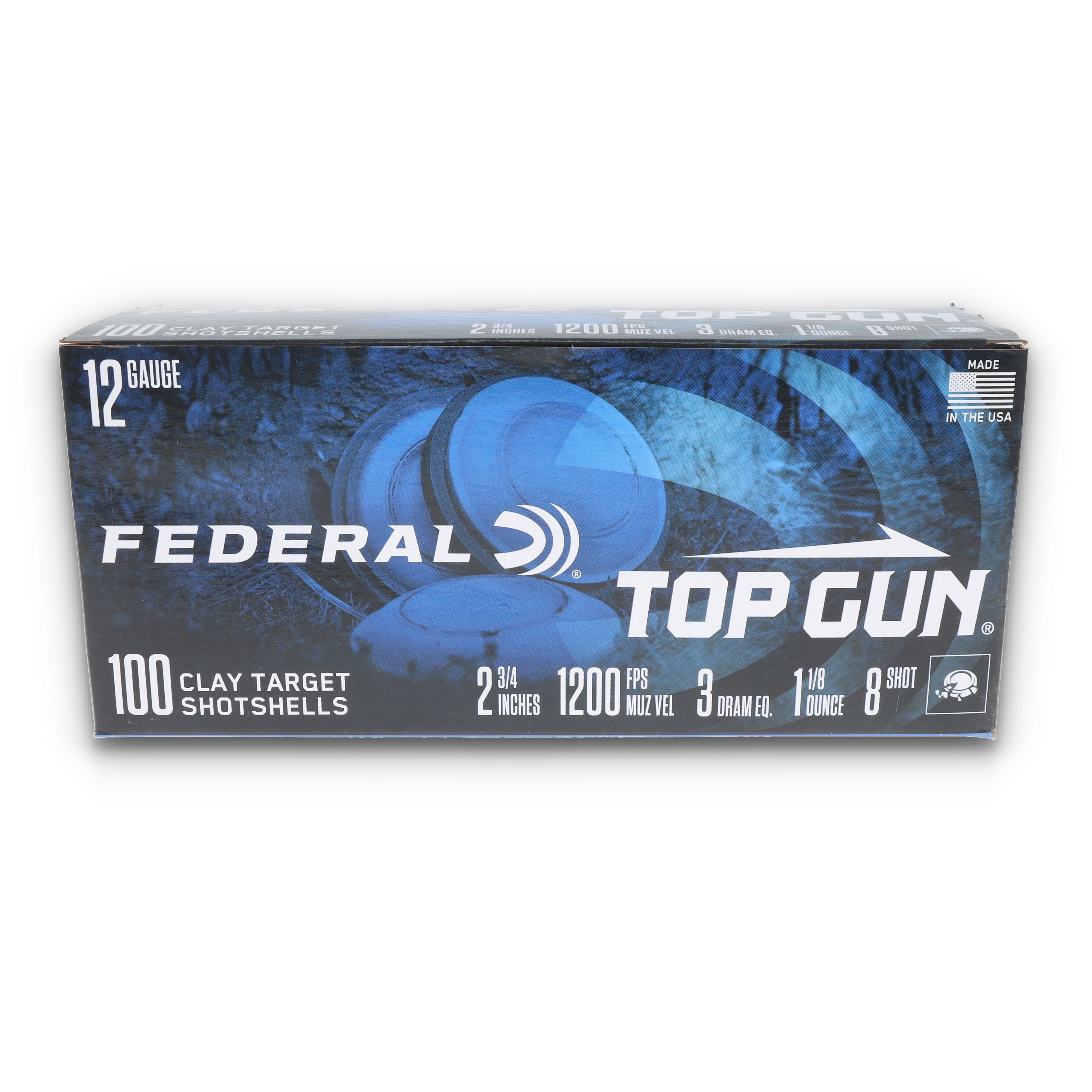 FEDERAL 12GA 2 3/4" 1 1/8OZ 3DR 8 100CT TG121008 View 2